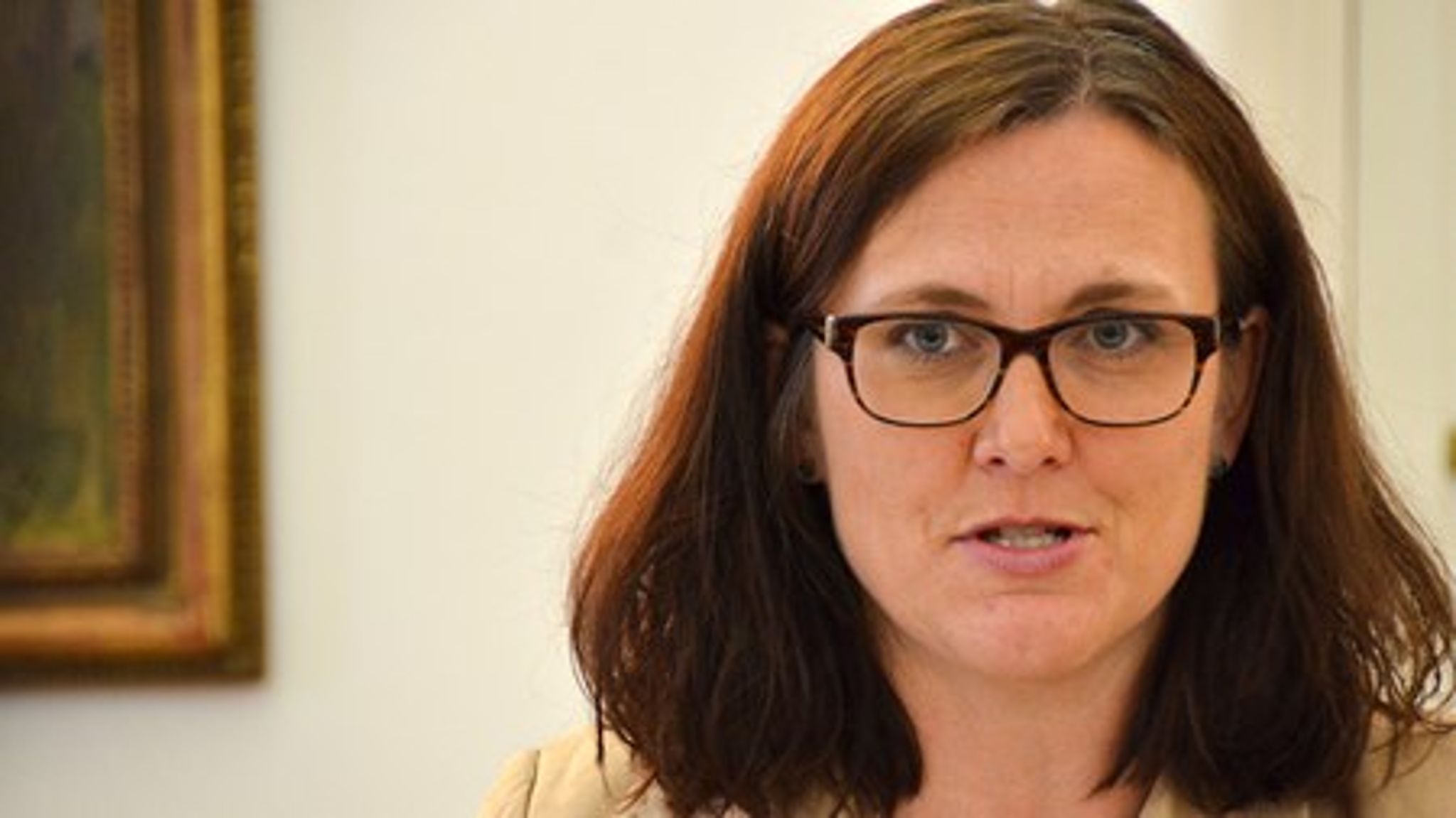 Cecilia Malmström, tilltänkt EU-kommissionär för handel, frågas ut av EU-parlamentet på måndag