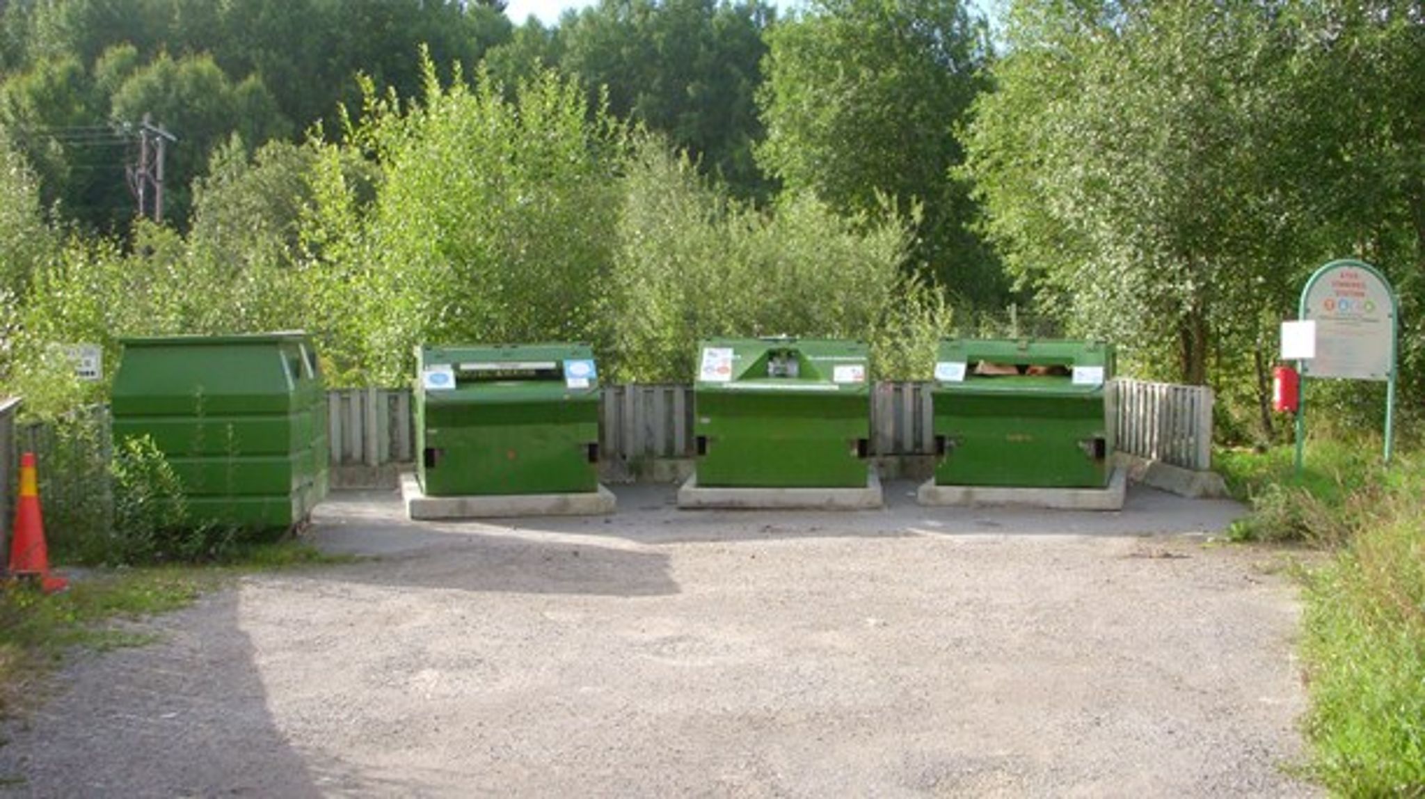 Återvinningsstationernas framtid är fortsatt oklar. <br>