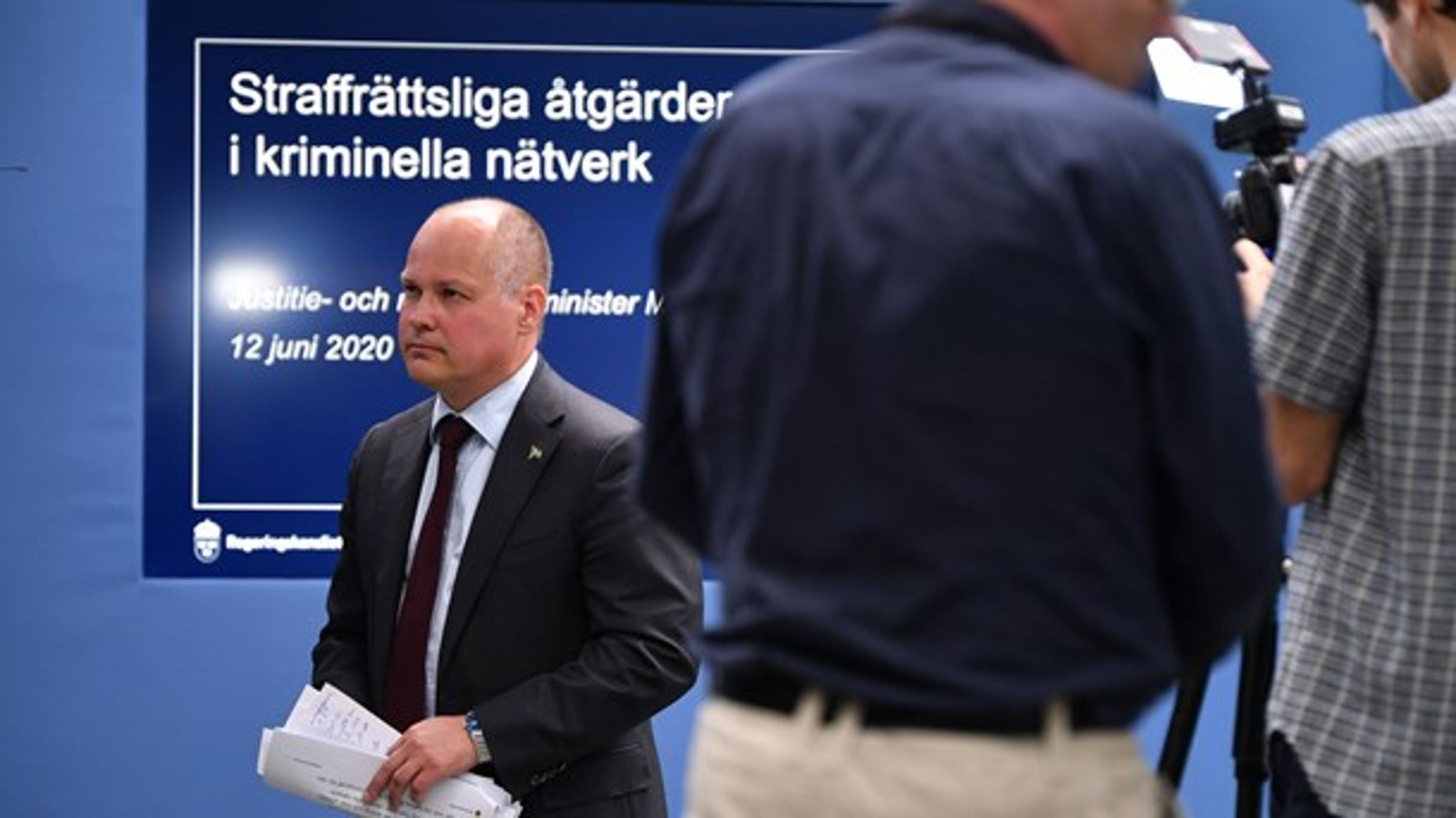 Fyra av punkterna i regeringens 34-punktsprogram presenterades av justitieminister Morgan Johansson vid en pressträff häromveckan. 