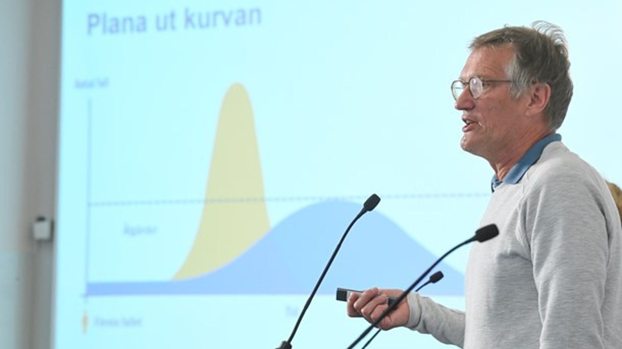 Anders Tegnell, statsepidemiolog, Folkhälsomyndigheten.