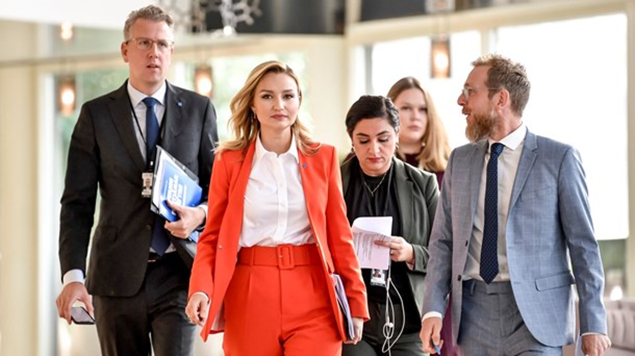 Ebba Busch bröt coronaråd på 40-årsfest. (Arkivbild)