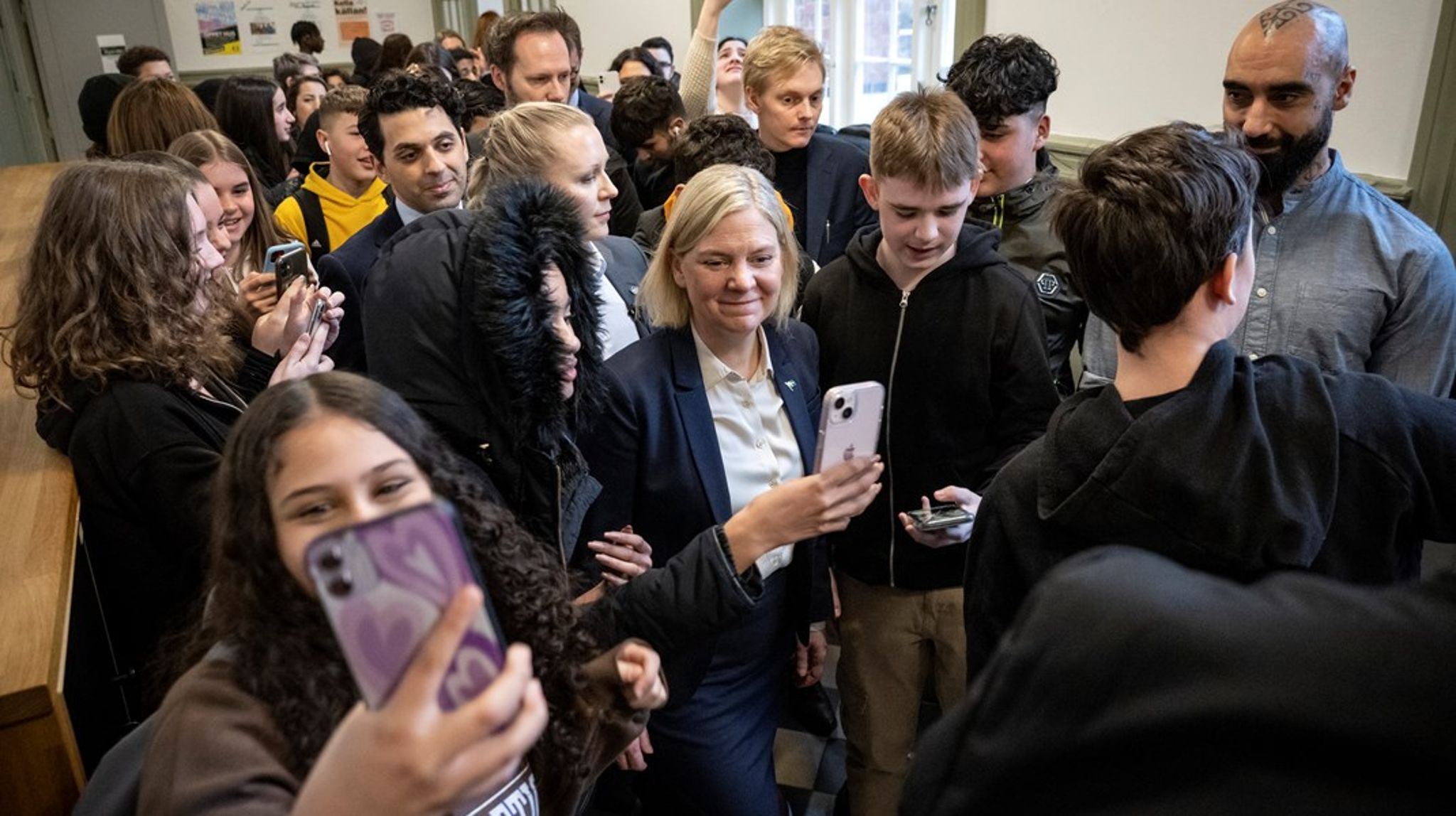 Magdalena Andersson har de bästa opinionssiffrorna på tio år. 