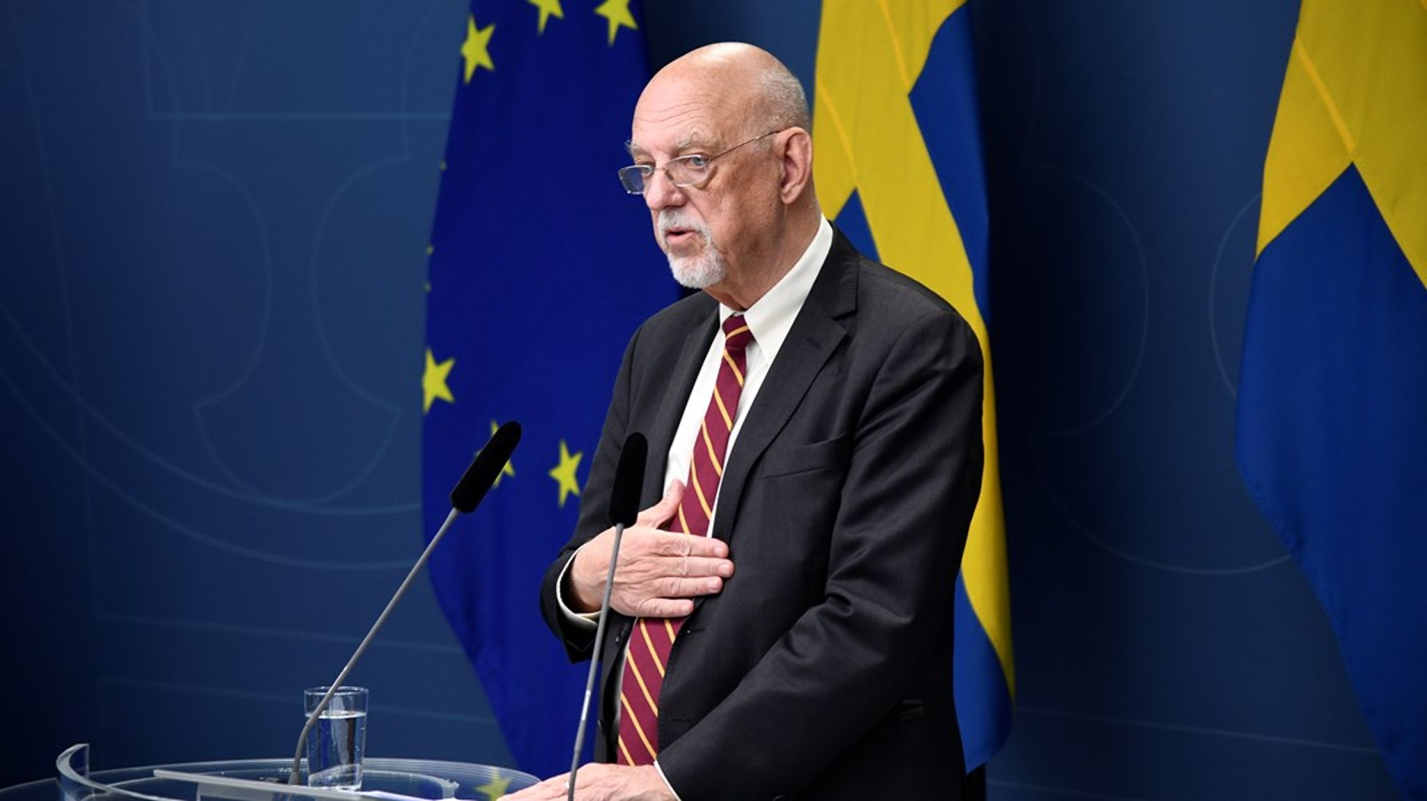 Hans Dahlgren presenterade i dag regeringens förslag om fler sanktioner mot Ryssland och fler stödinsatser till Ukraina. 