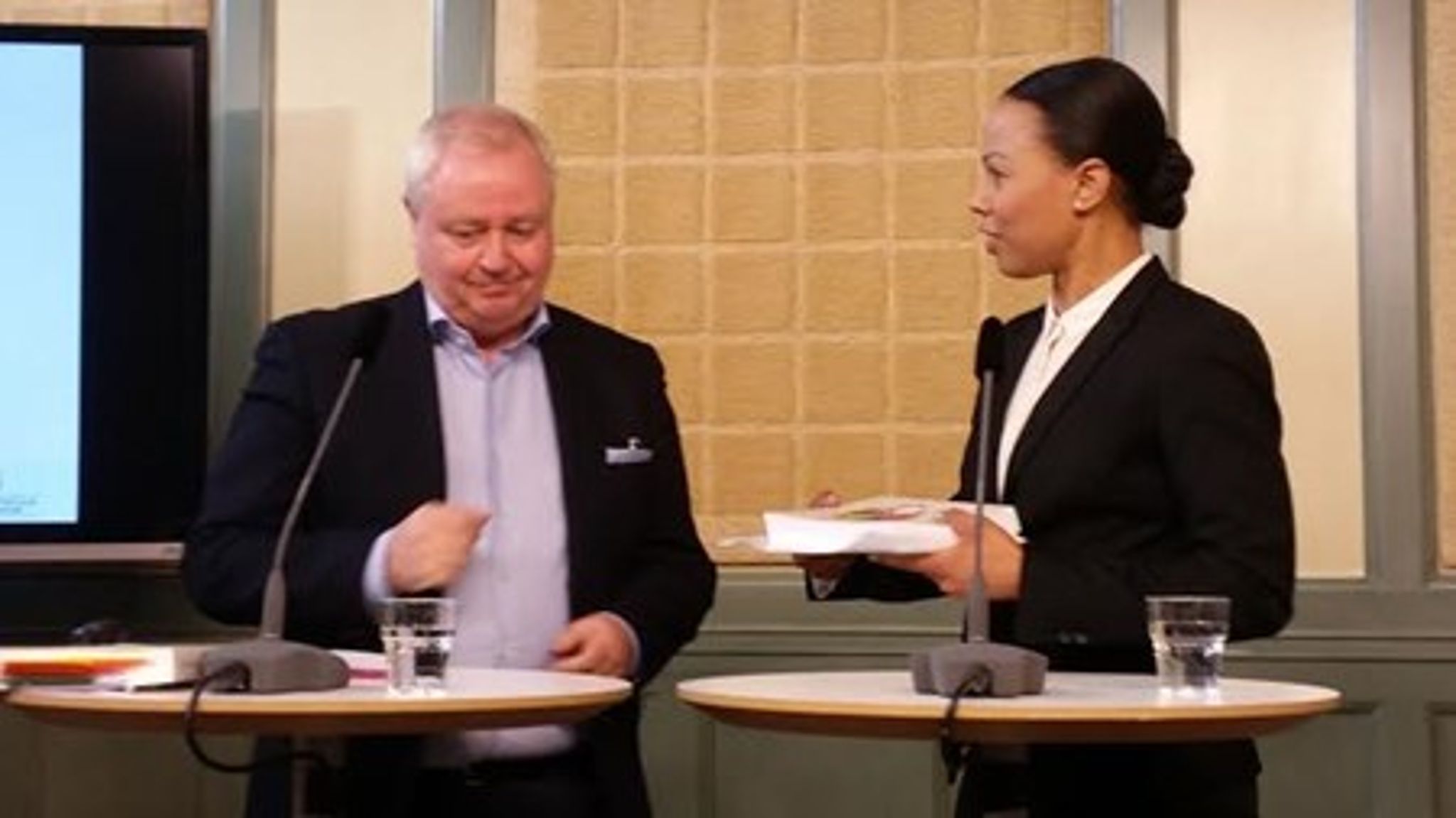 Dan Ericsson och Alice Bah Kuhnke