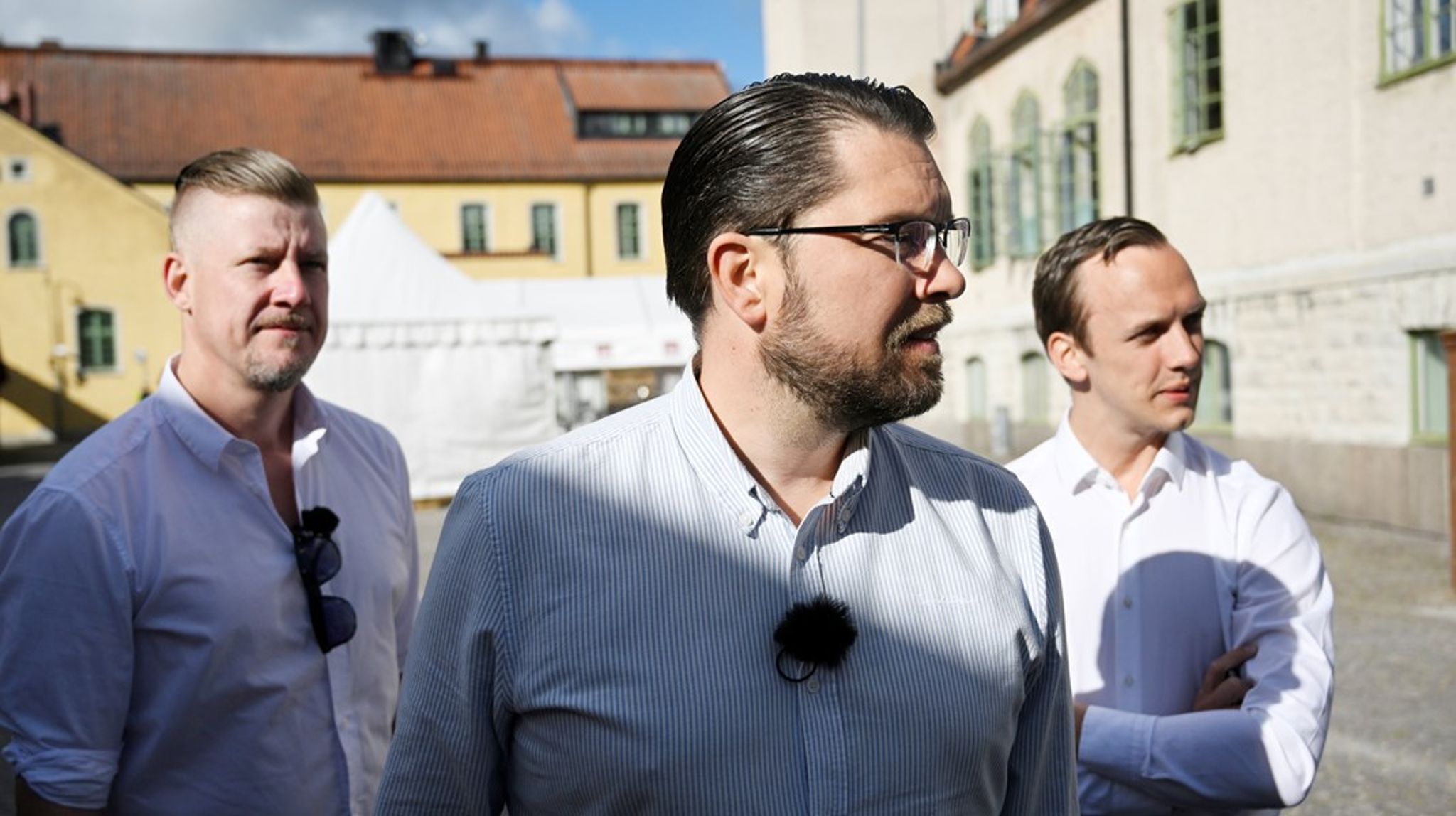 Onsdagen är Sverigedemokraternas och Centerpartiets dag i Almedalen. 