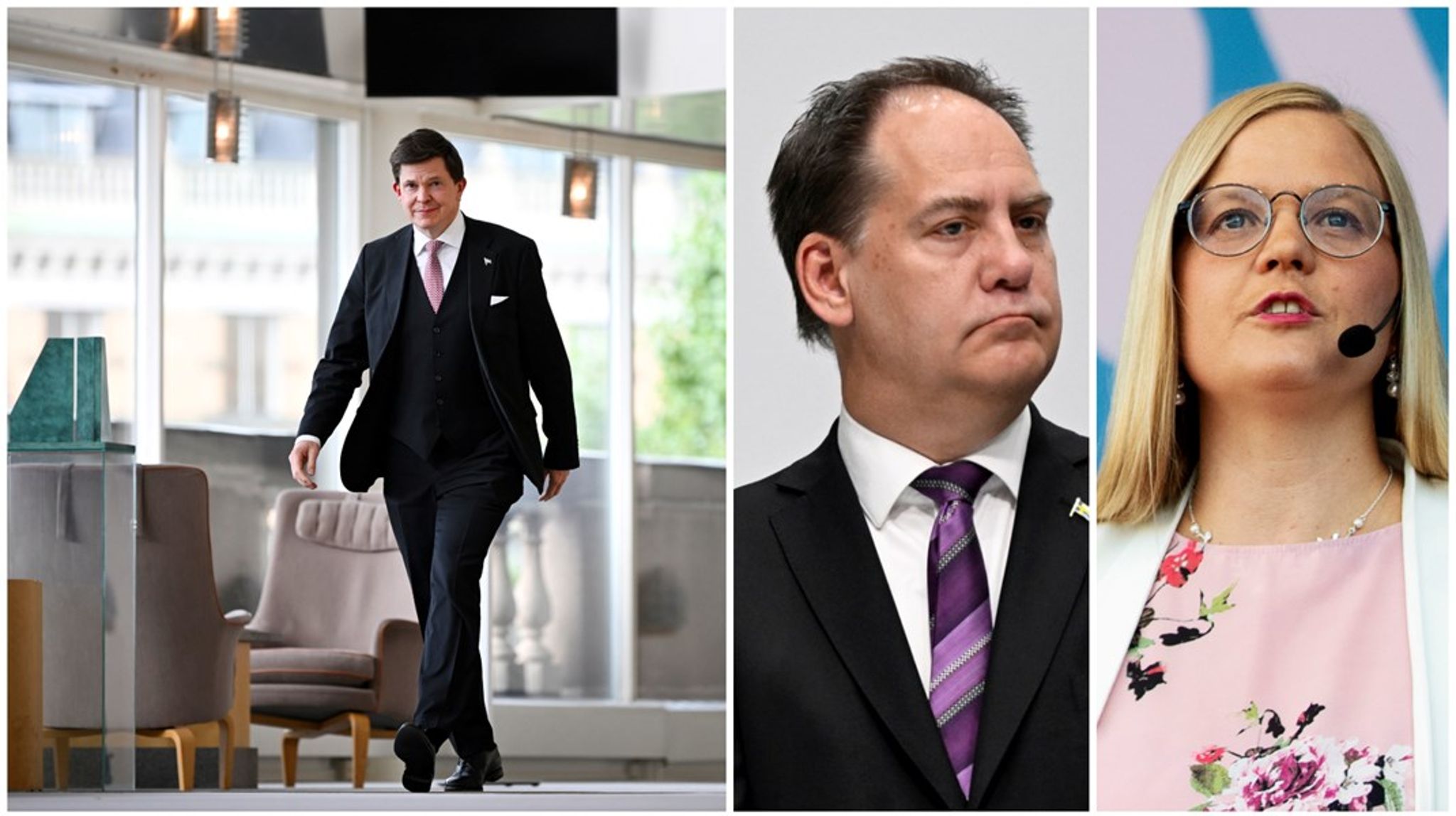 Andreas Norlén (M) har valts till riksdagens talman för ytterligare en mandatperiod. S-ledamoten Kenneth G. Forslund blir förste vice talman och Julia Kronlid (SD) riksdagens andre vice talman.