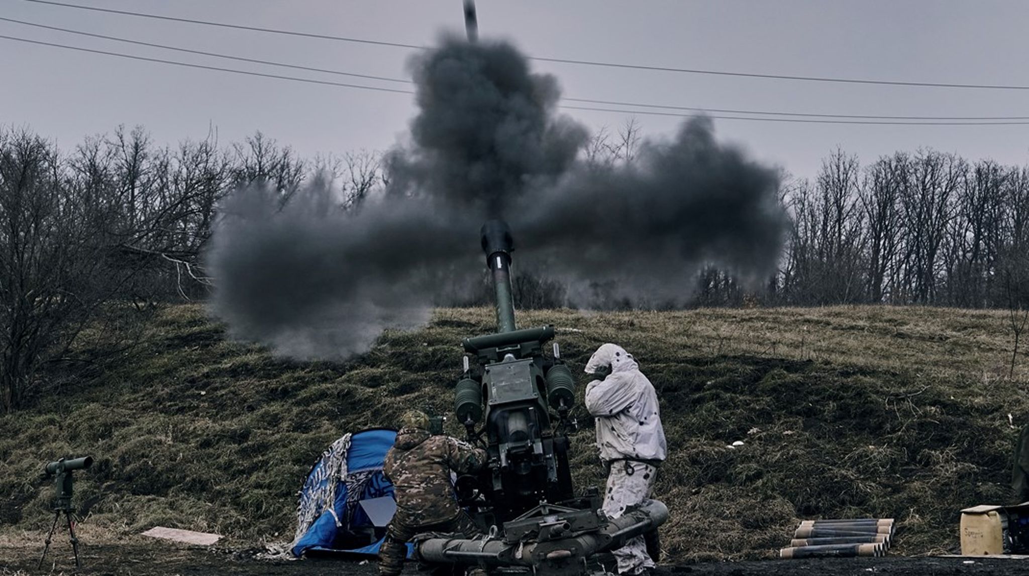 Ukrainska soldater&nbsp;i Donetsk i Ukraina.&nbsp;