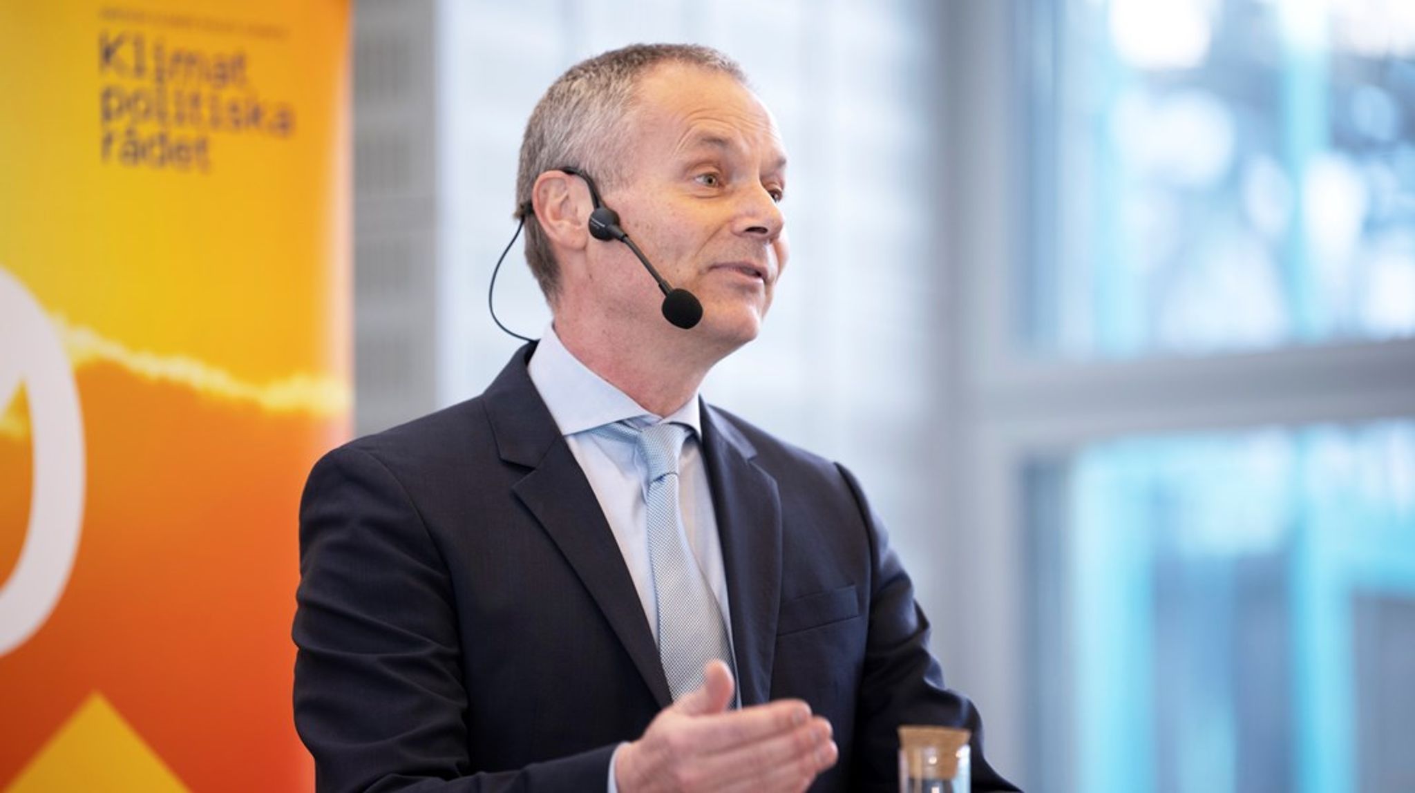 Formas-gd:n Johan Kuylenstierna satsar på god stämning vid fredagens klimatmöte.
