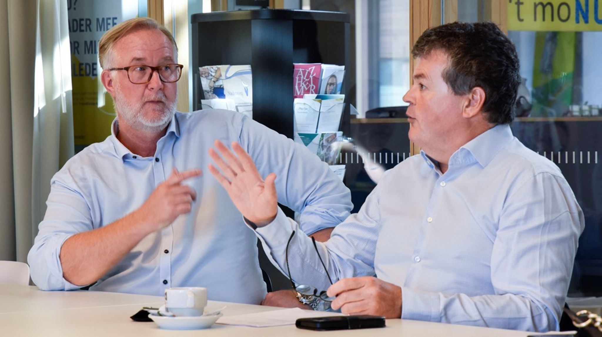 Inspirationen. Borgmästaren i belgiska Mechelen, liberalen Bart Somers, är en av Johan Pehrsons inspiratörer. I veckan träffades de.<br>