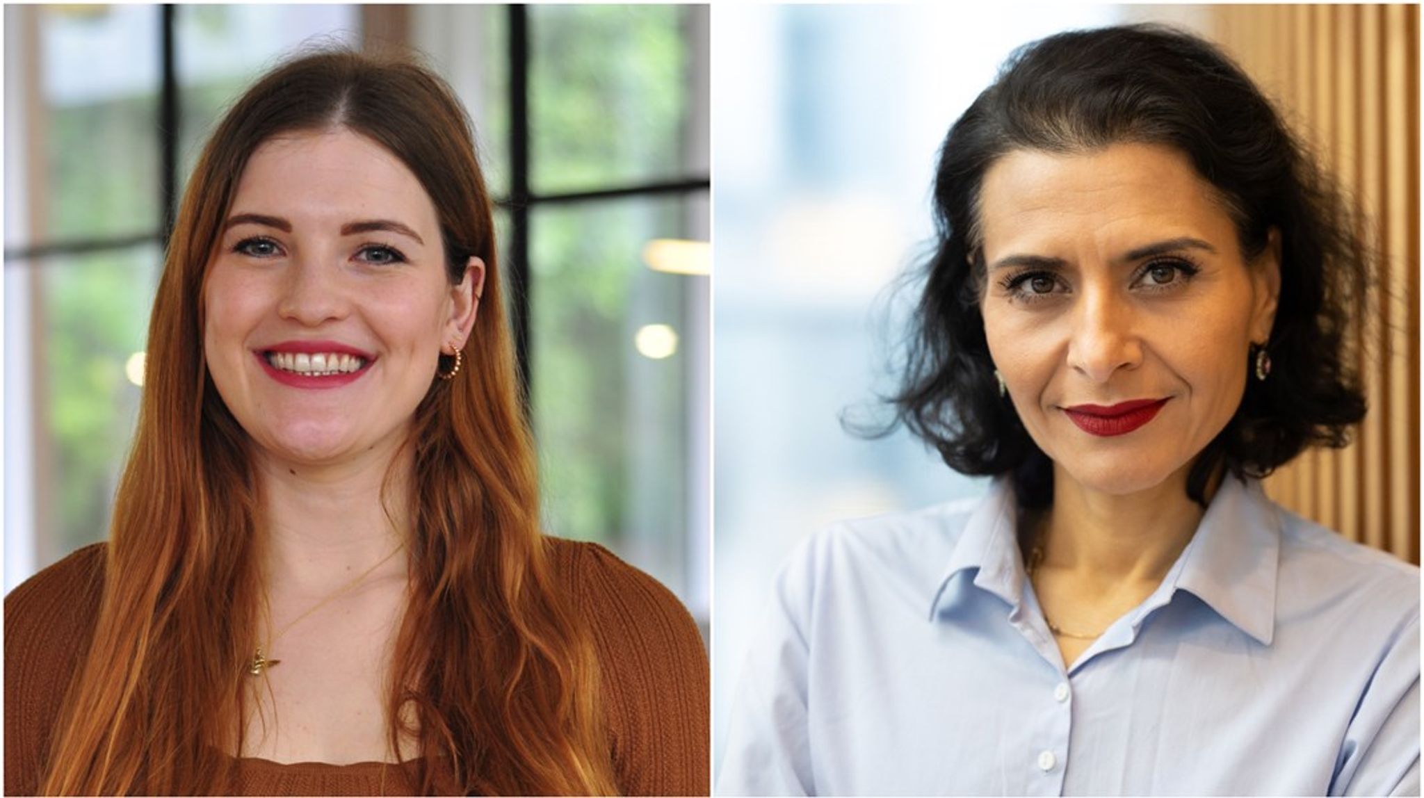 Ella Jakubowska på organisationen European Digital Rights, och
EU-parlamentarikern Abir Al-Sahlani (C) menar att slutversionen av
AI-förordningen ger polisen mycket större frihet att använda AI än vad
EU-institutionerna enats om.<br>