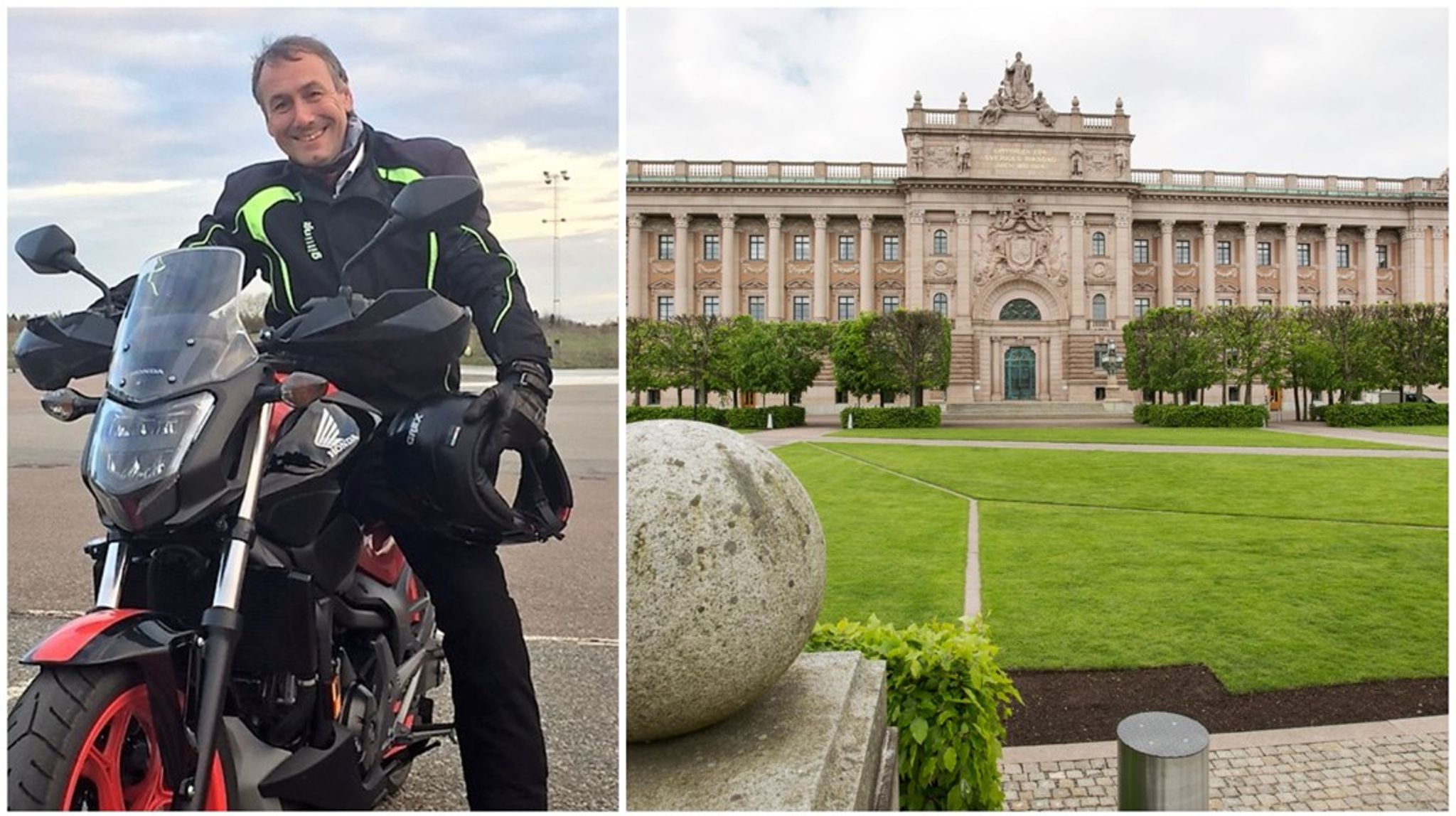 ”Vi vill uppmuntra att folk som vill och kan åker tvåhjuling i stället för att ta bilen”, säger Sten Bergheden (M).