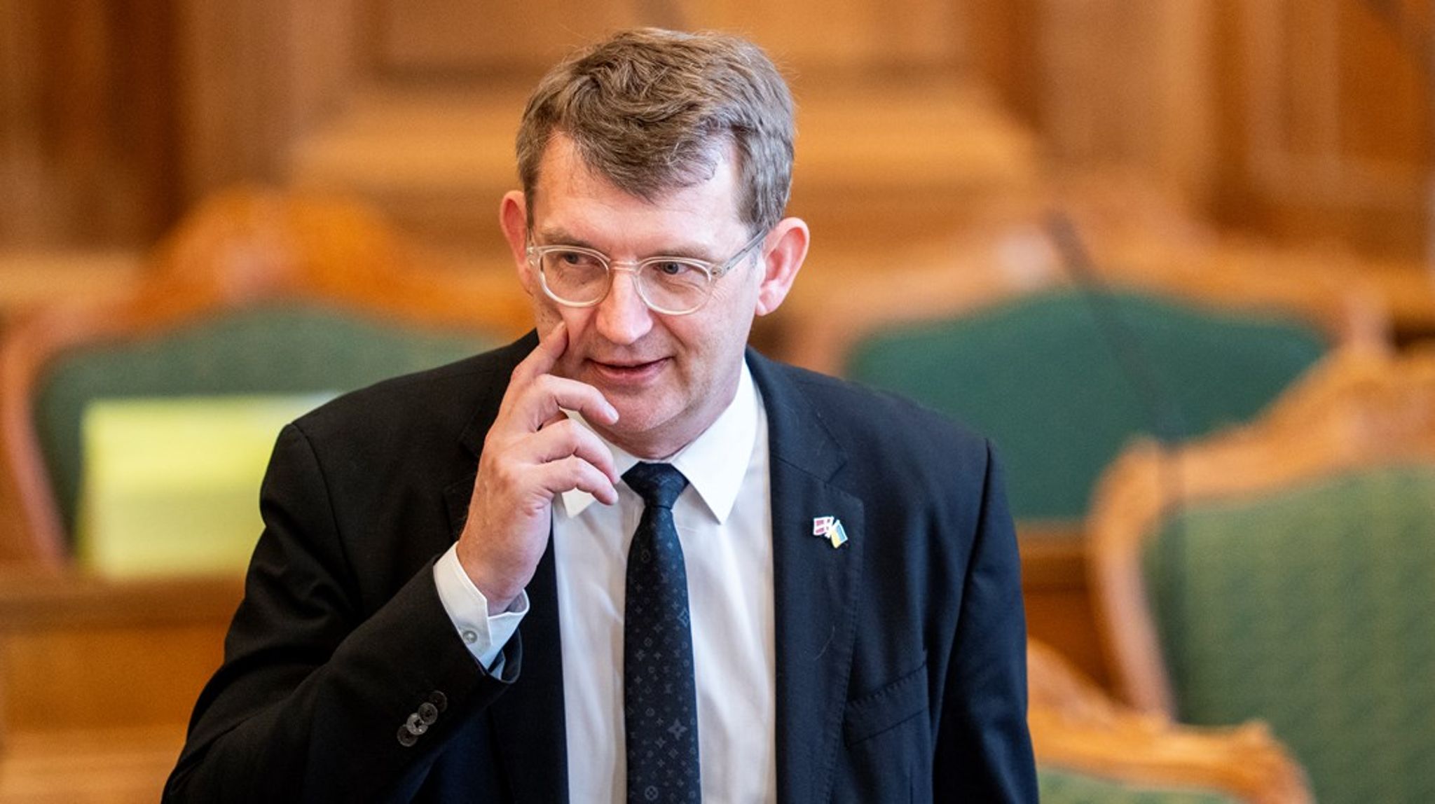 Danmarks försvarsminister Troels Lund Poulsen bjöd in Pål Jonson.