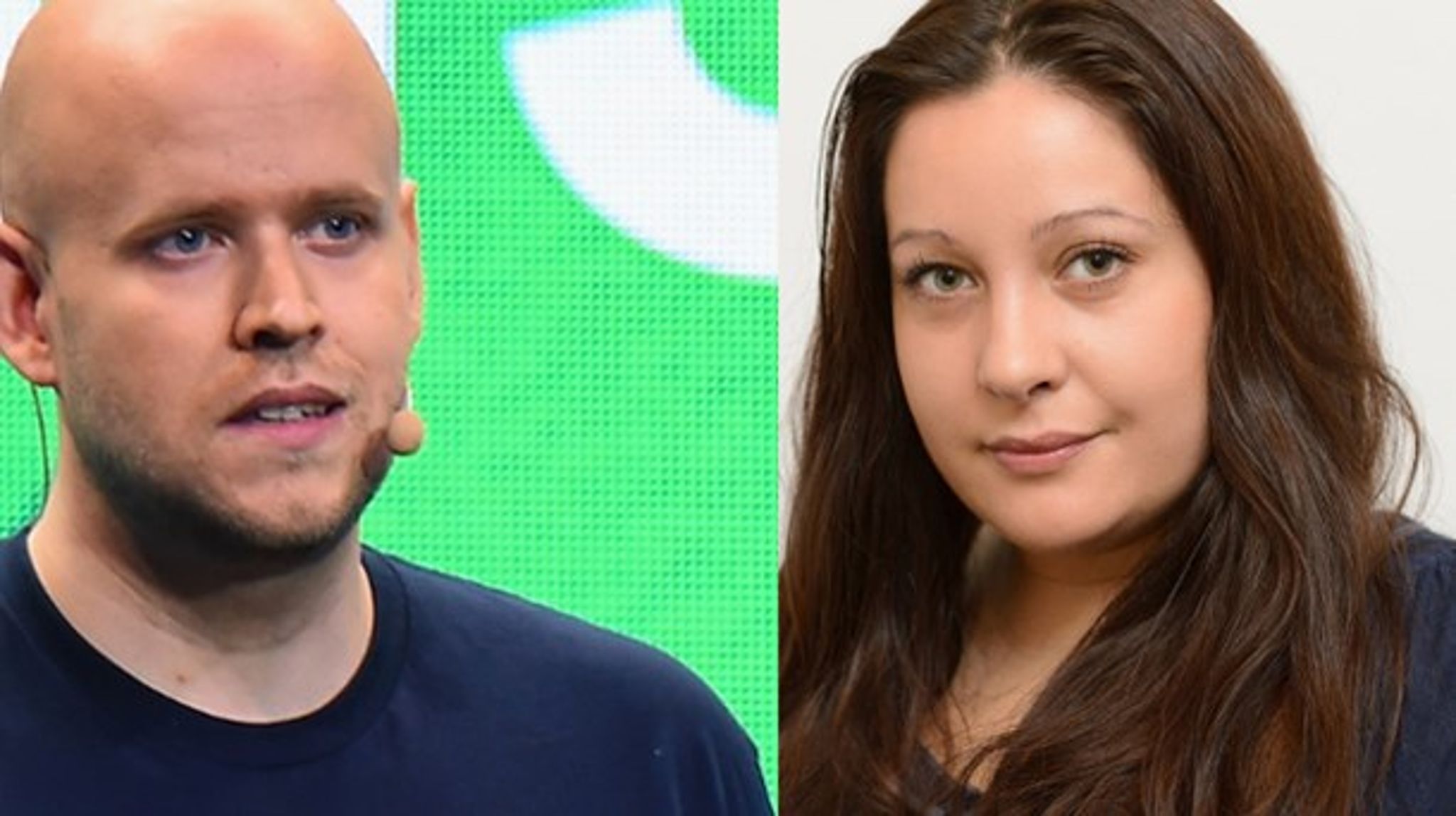 Spotifys grundare Daniel Ek och Paradox Interactives vice VD.