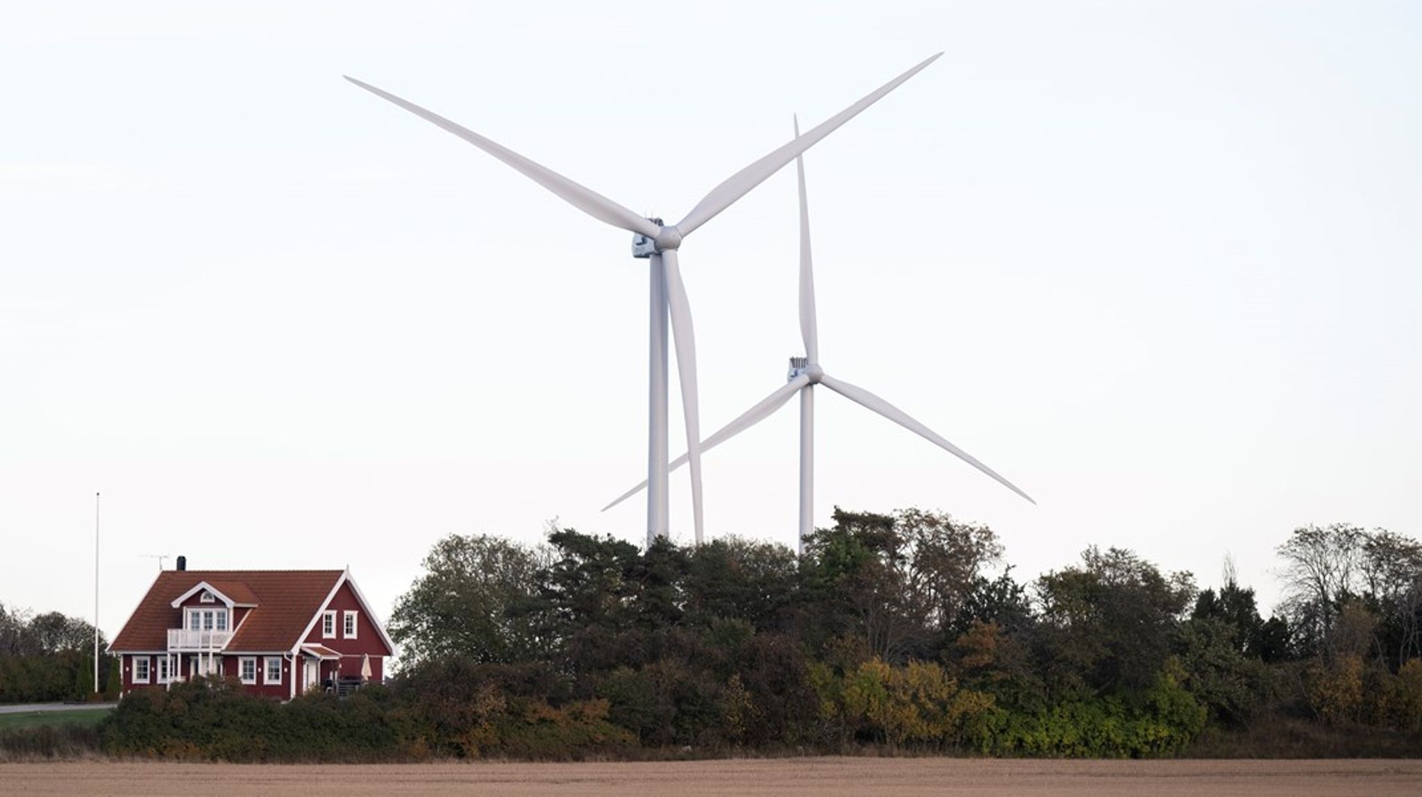Sundby vindkraftspark utanför Eskilstuna.