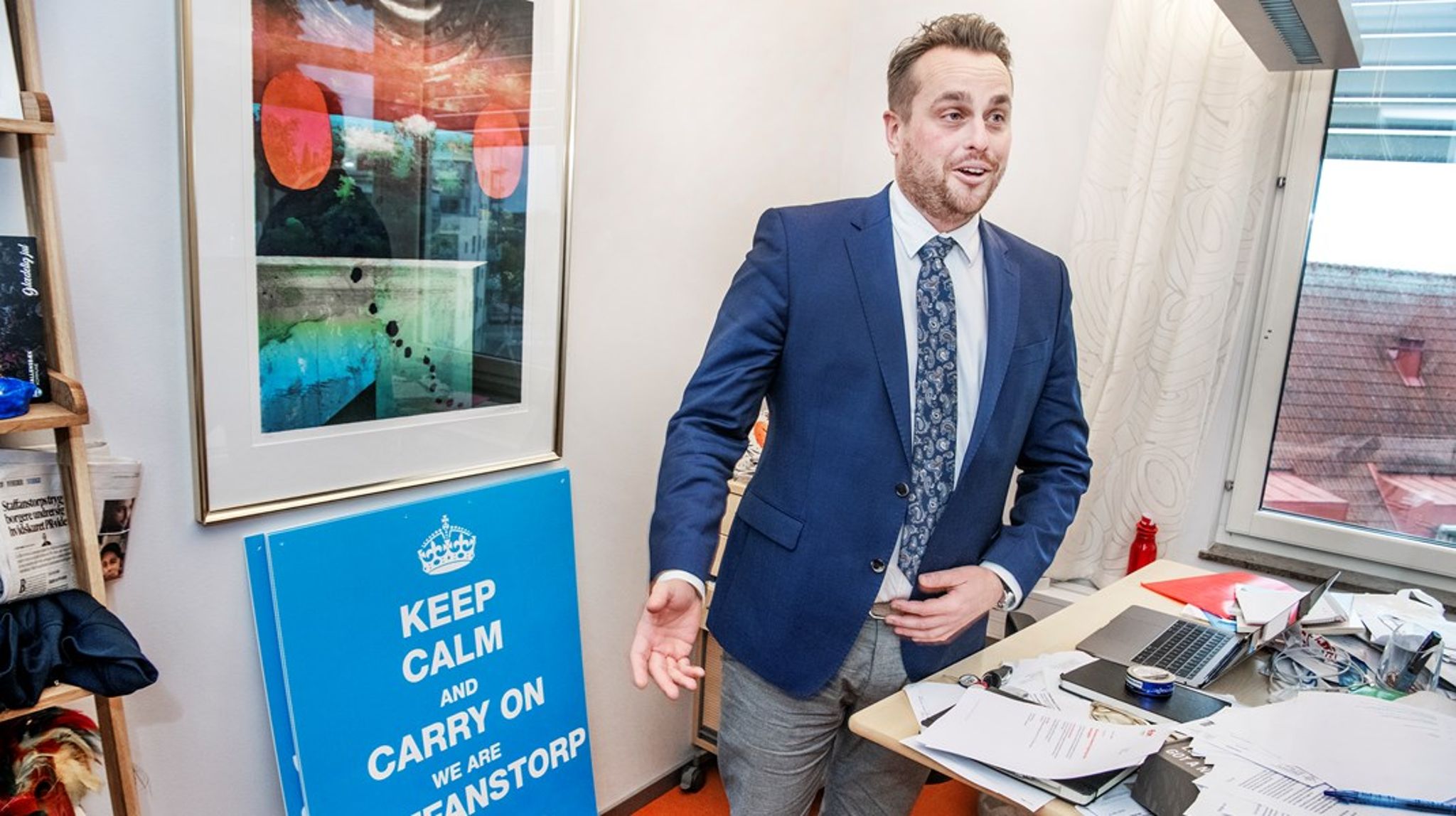 Christian Sonesson (M) har varit kommunstyrelsens ordförande i Staffanstorp sedan 2013.
