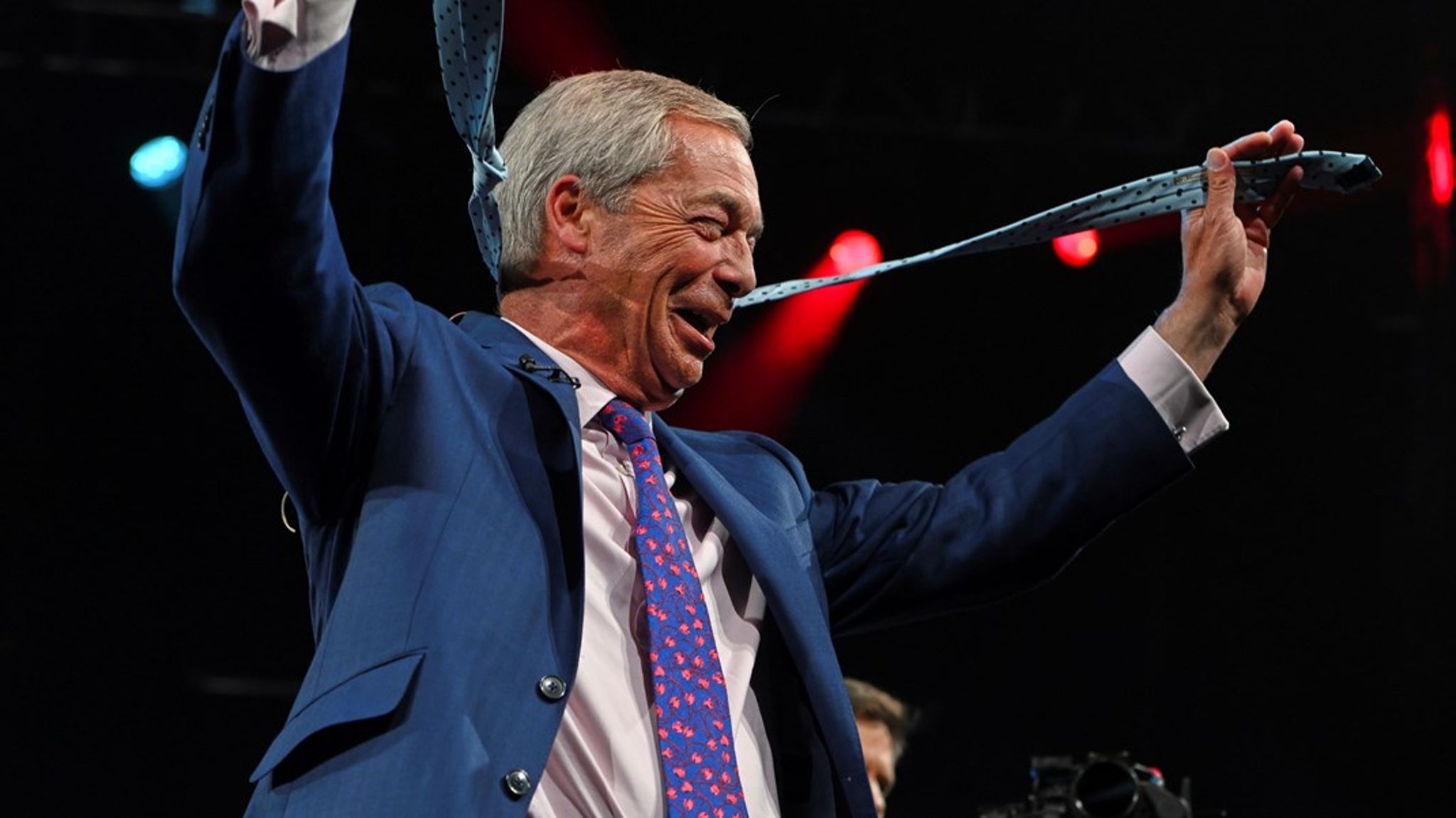 Reform UK:s partiledare Nigel Farage.