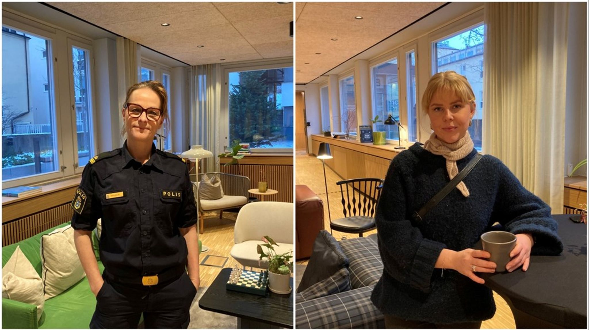 Annica Odelind på polisen och Moa Lindgren på Erikshjälpen efterlyser båda mer samarbete på lokal nivå. 