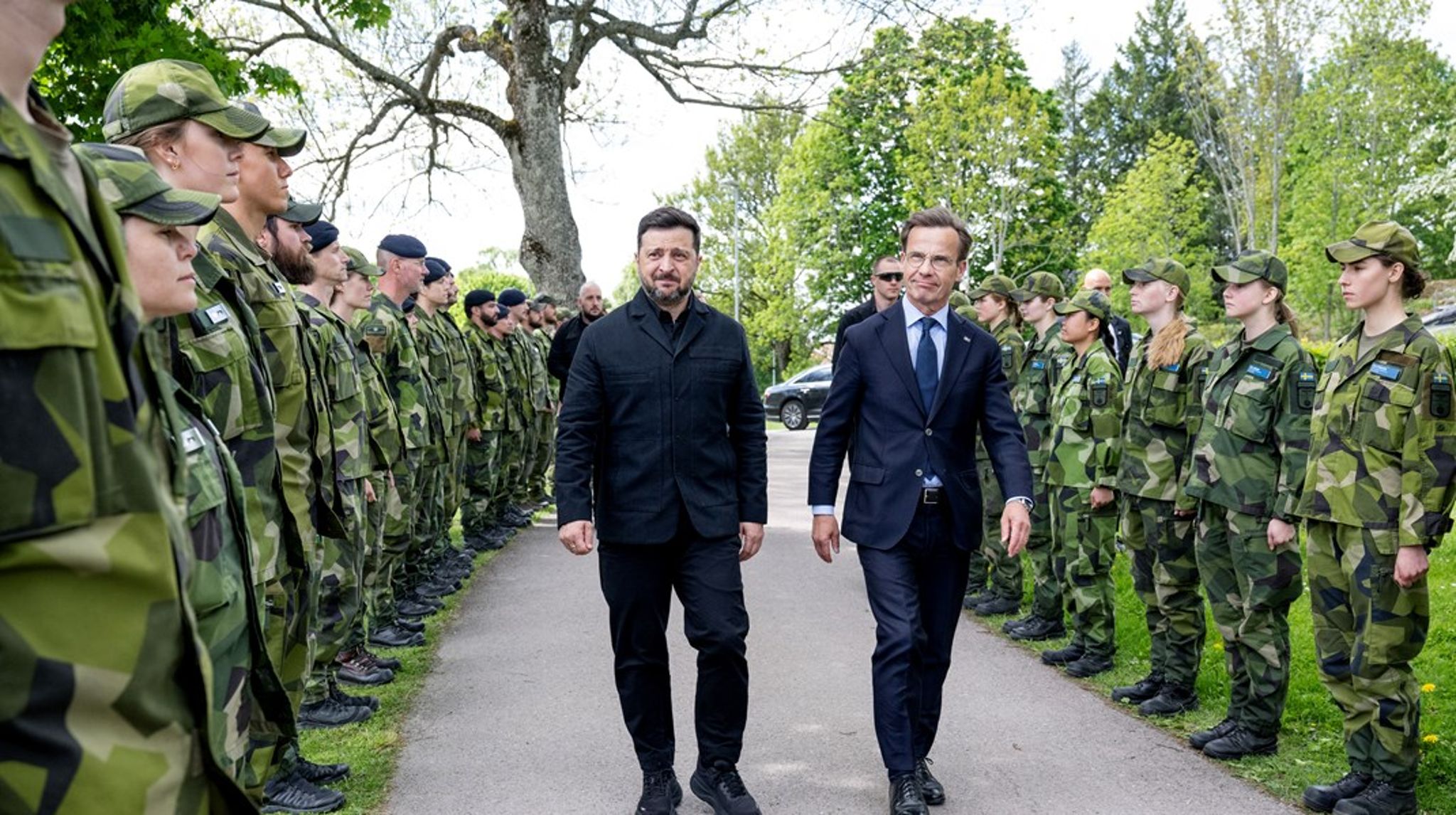 ”Det är just denna typ av beslutsamhet som Sverige visat som för oss närmare en fred”, säger Volodymyr Zelenskyj.