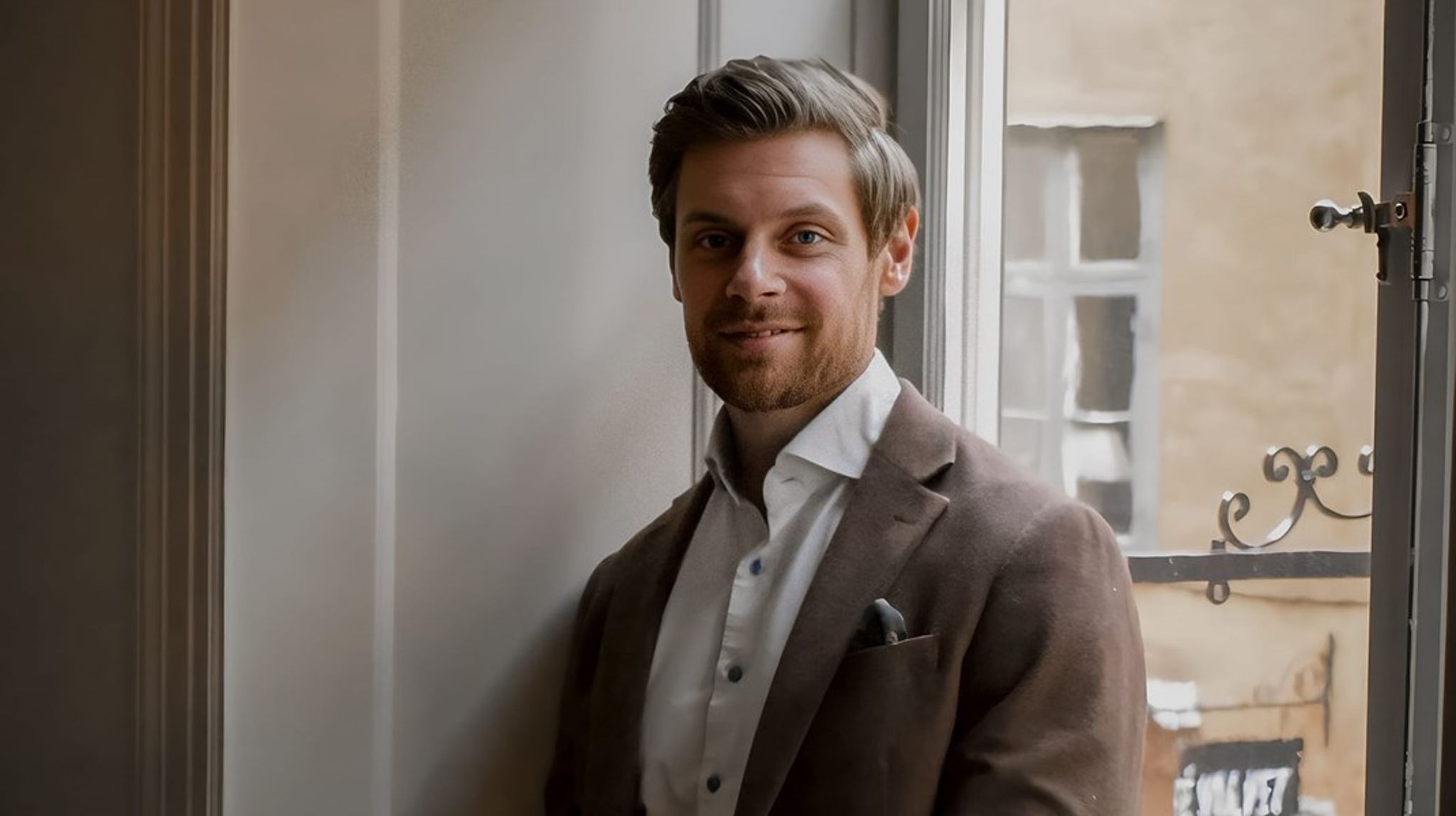 Stenbecks stiftelses nya vd Jacob Flärdh.