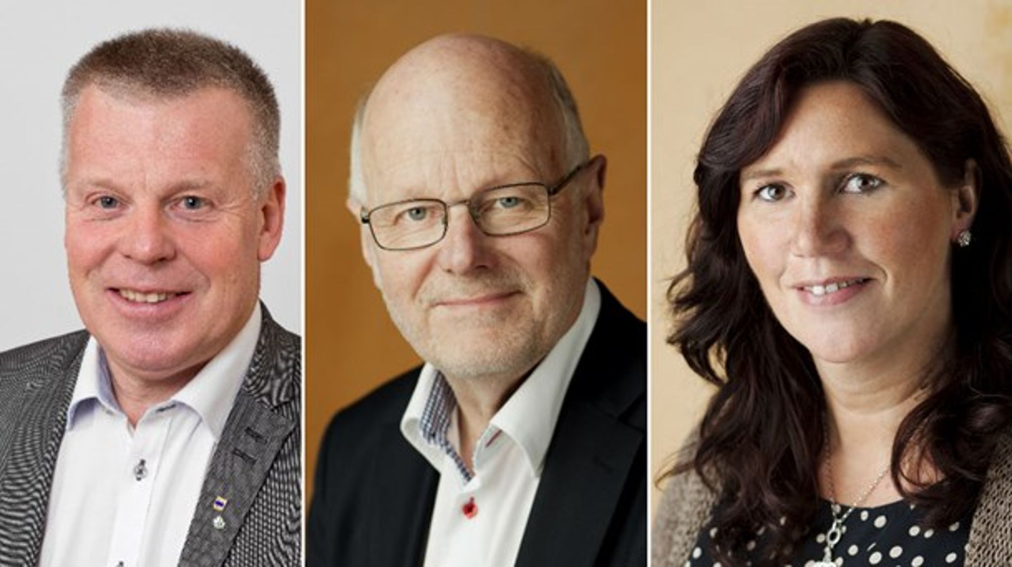 Hans-Göran Johansson, kommunstyrelsens ordförande Värnamo kommun, Staffan Nilsson och Åse Classon, ordföranden Hela Sverige ska leva
