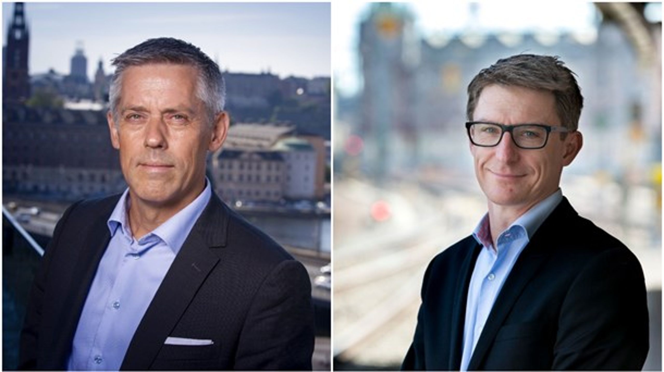 Björn Westerberg och Gustaf Engstrand, Tågoperatörerna.