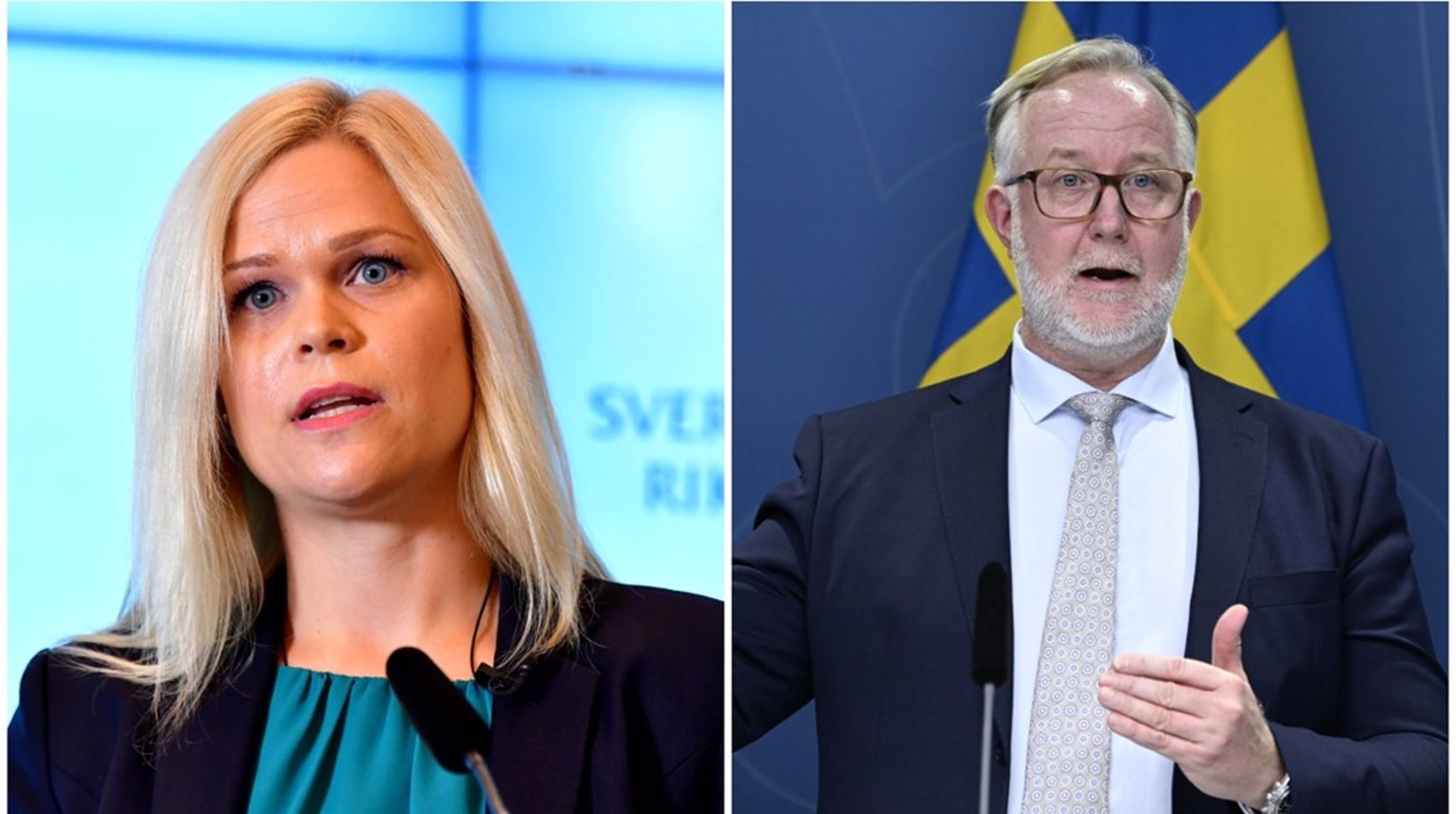L-ledaren Johan Pehrson delar på arbetsmarknadsdepartementet tillsammans med Paulina Brandberg (L).&nbsp;