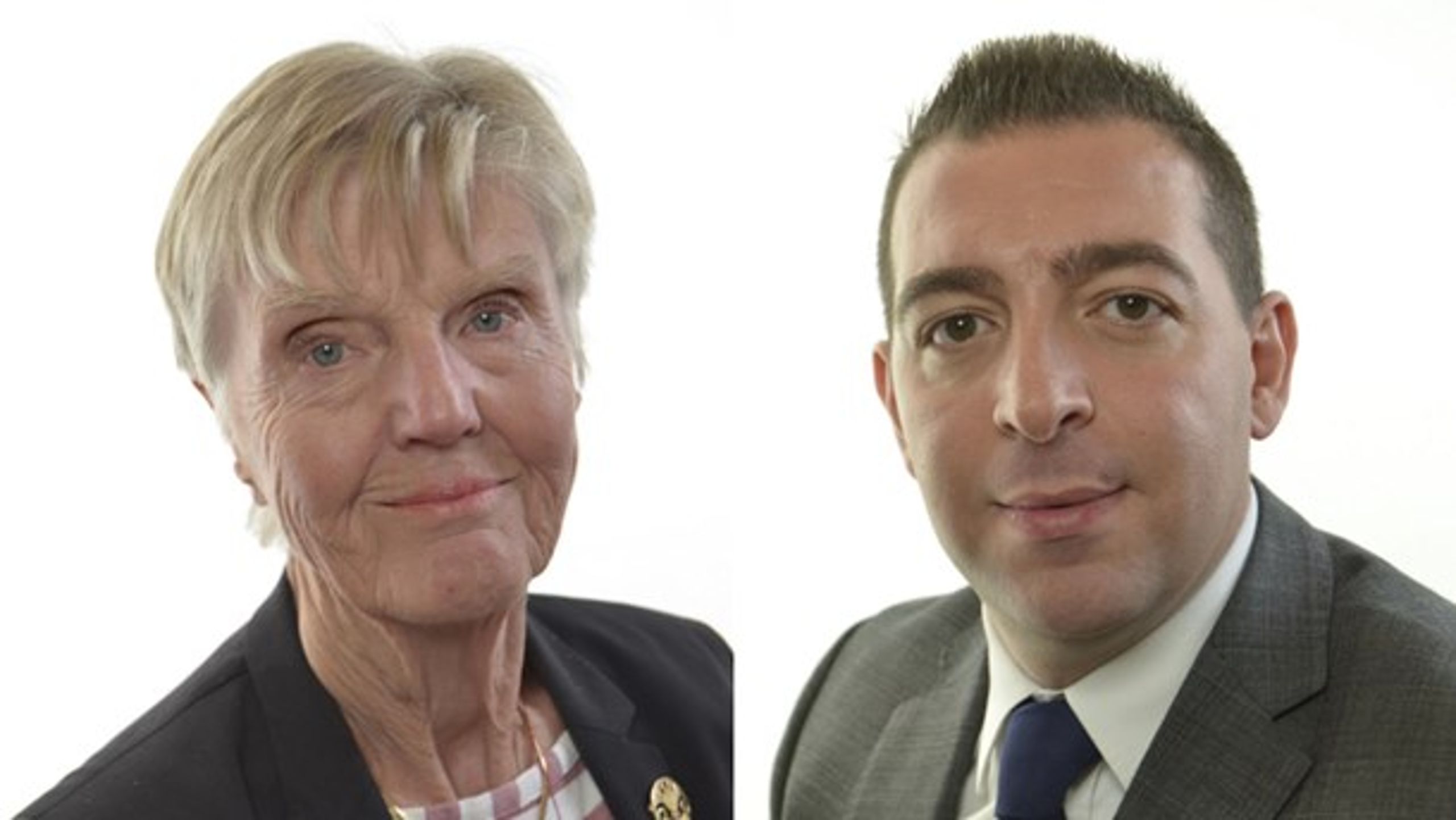 Barbro Westerholm och Roger Haddad, liberala riksdagsledamöter.
