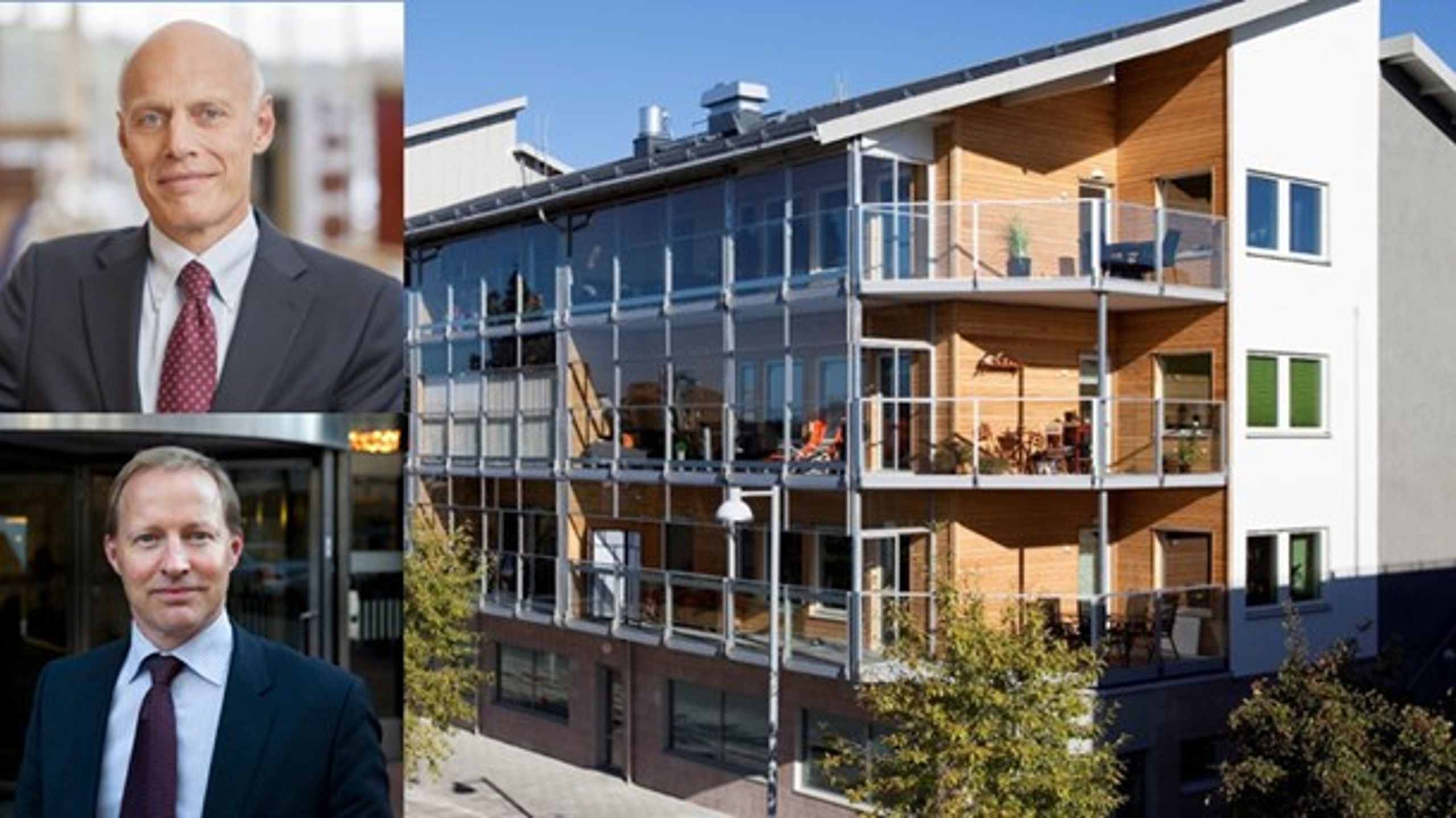 Mikael Eliasson,&nbsp;direktör Svenskt Trä (uppe) och&nbsp;David Johnsson,&nbsp;vd, Trä- och Möbelföretagen (nere).