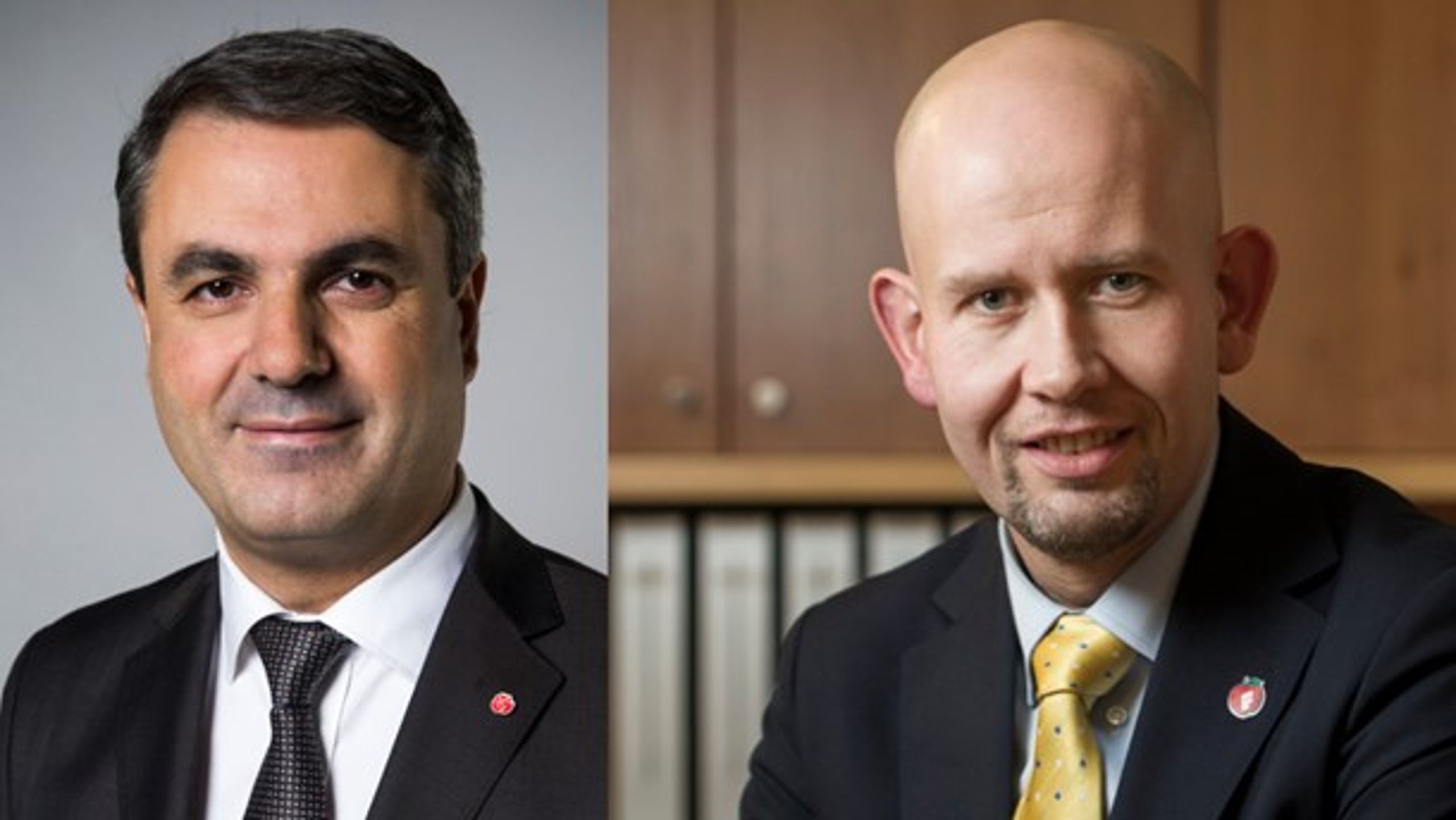 Energiminister Ibrahim Baylan och Norges olje- och energiminister Tord Lien.