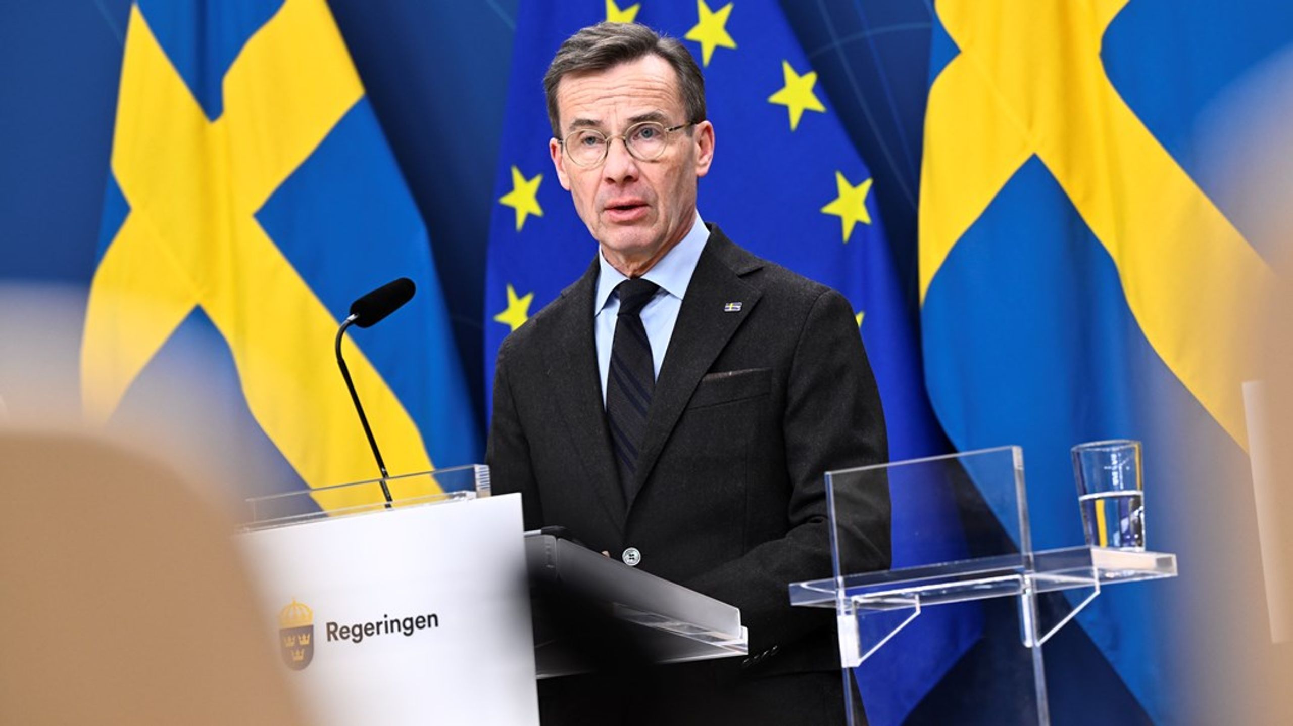 Sverige står väl rustat vid eventuell utländsk påverkan i valet 2026, enligt Ulf Kristersson. Samtidigt säger han att man inte ska underskatta riskerna.