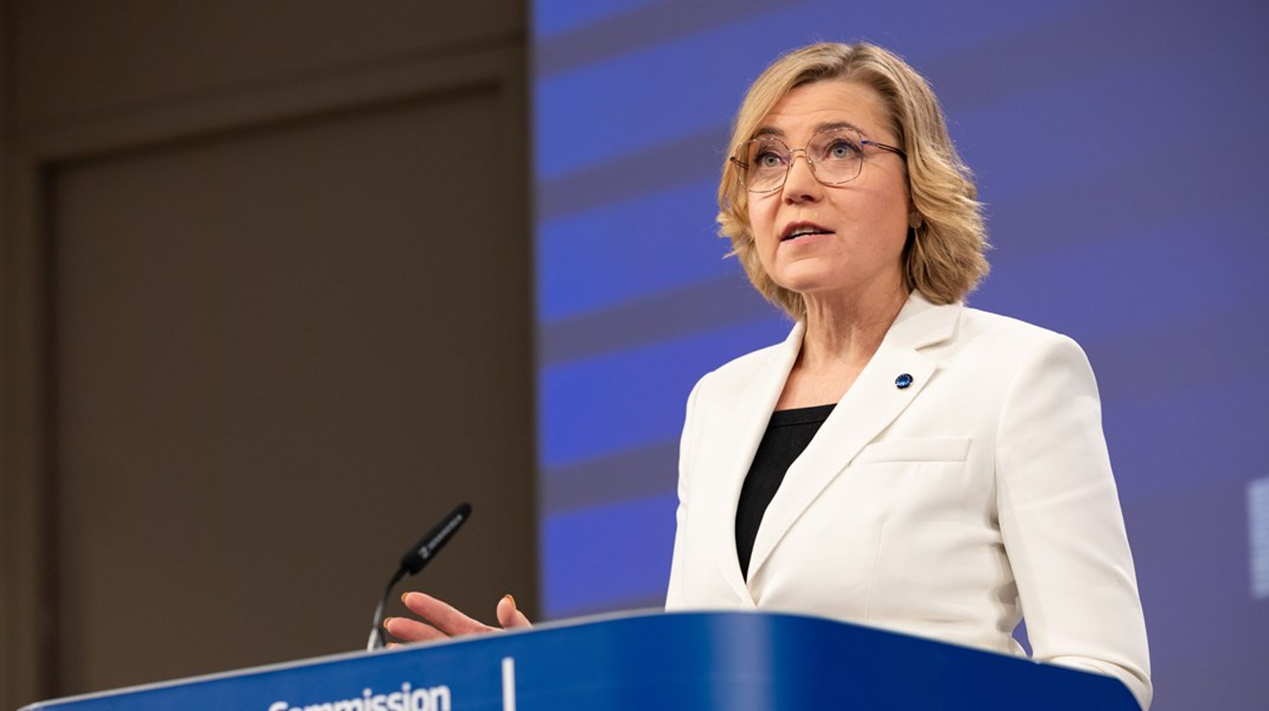 Onsdagens förslag om digital regelförenkling presenterades
bland annat av EU-kommissionens verkställande vice ordförande Henna
Virkkunen.