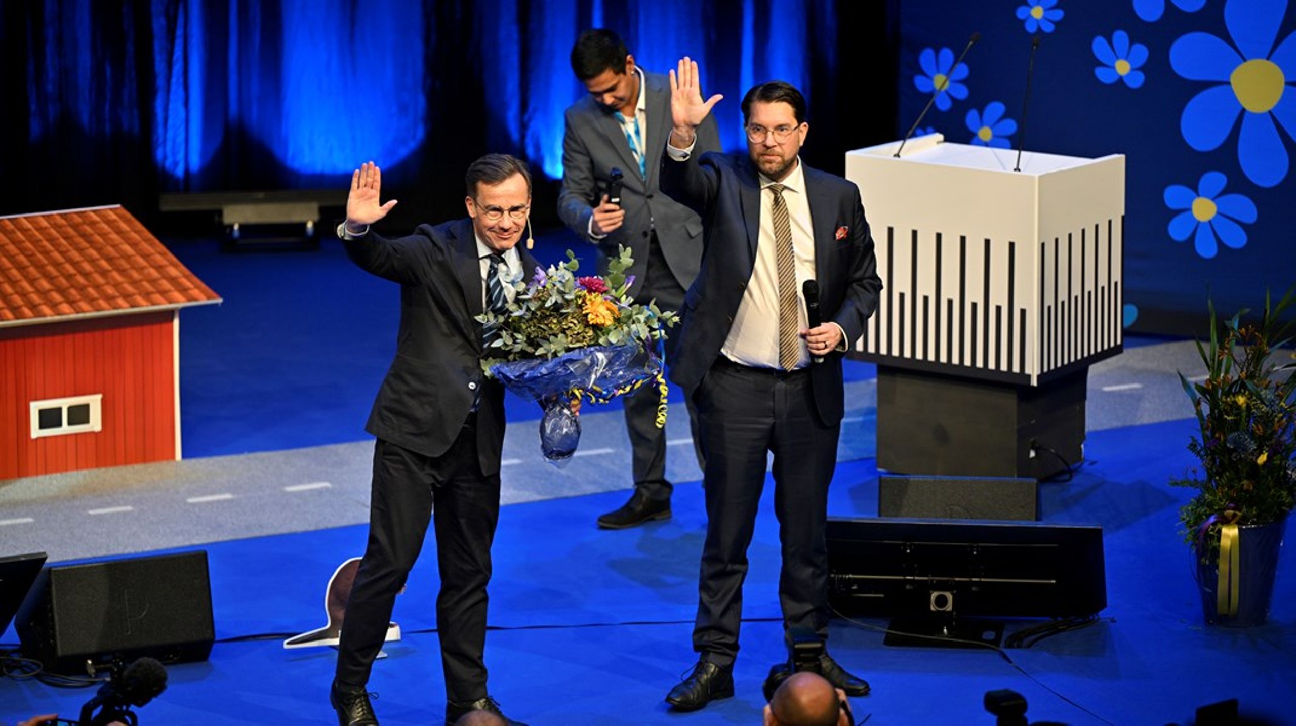 Varför stod moderatledaren Ulf Kristersson plötsligt på SD:s scen?