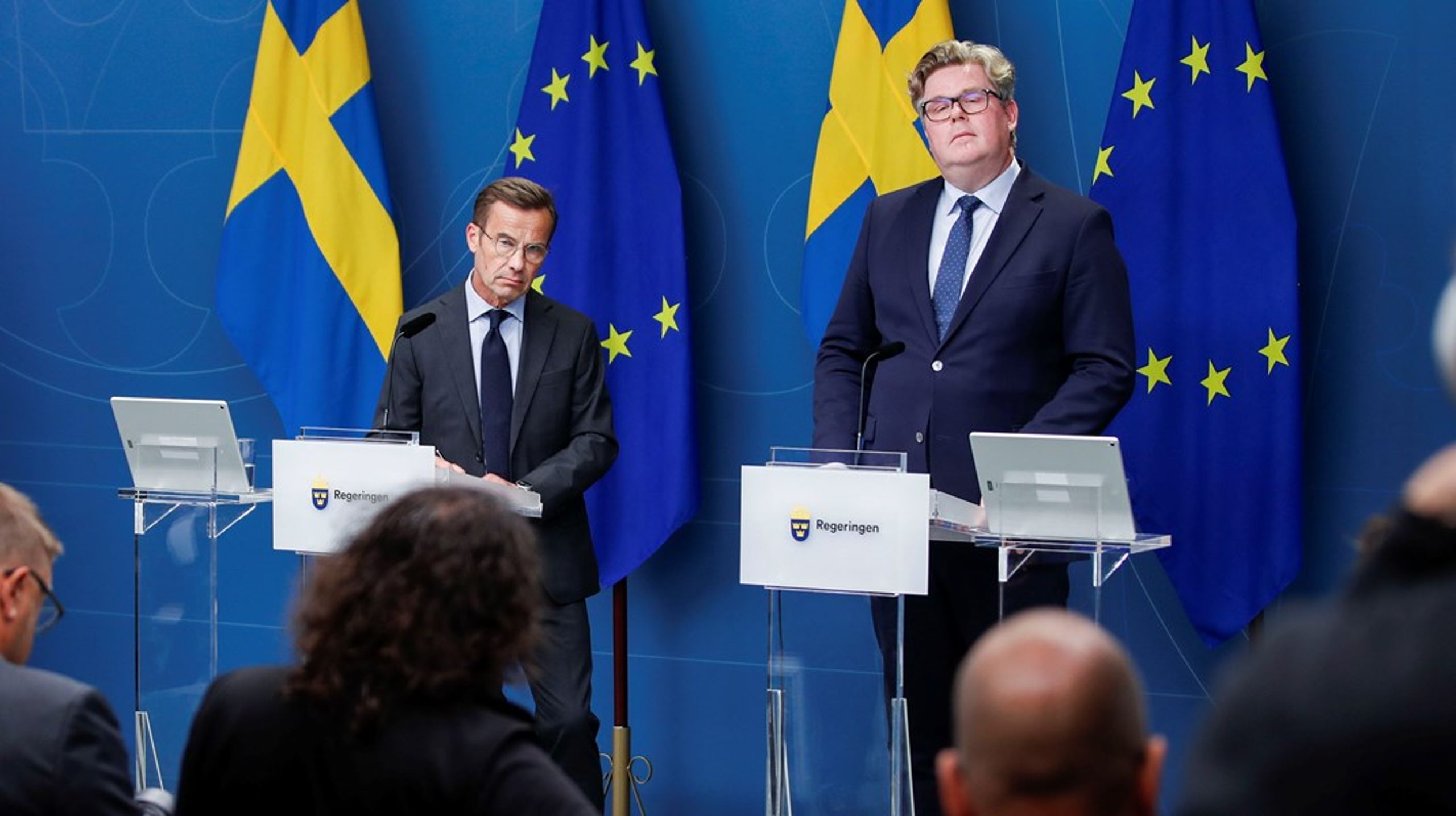 ”Regeringen kan använda den möjligheten i extremfall”, säger justitieminister Gunnar Strömmer (M) till Altinget.