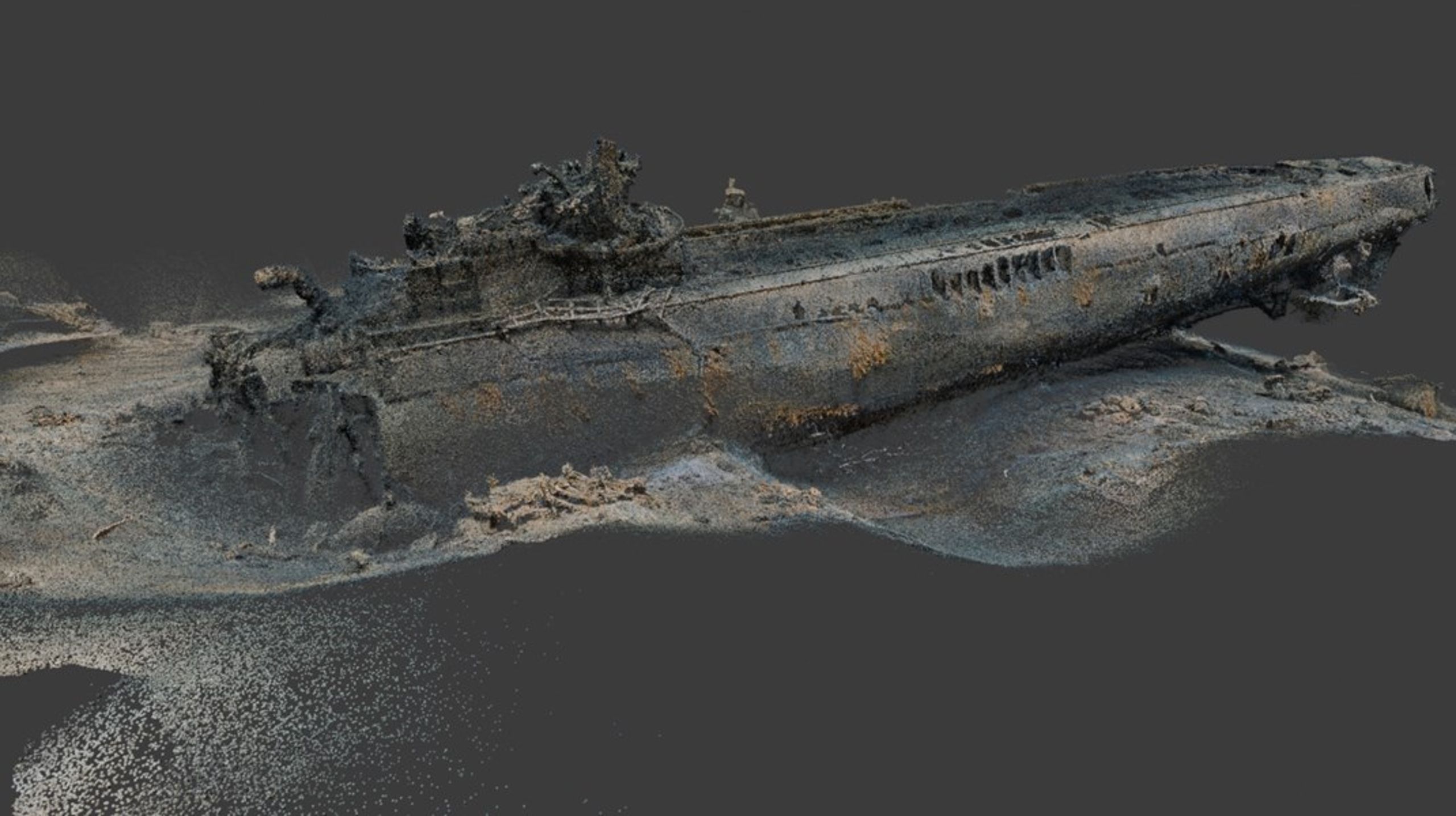 Den tyska ubåten U-864 sänktes den 9 februari 1945 av den brittiska ubåten HMS Venturer. Ubåten ligger på havsbottnen utanför ön Fedje, som ligger cirka åtta mil&nbsp;nordväst om Bergen.<br>