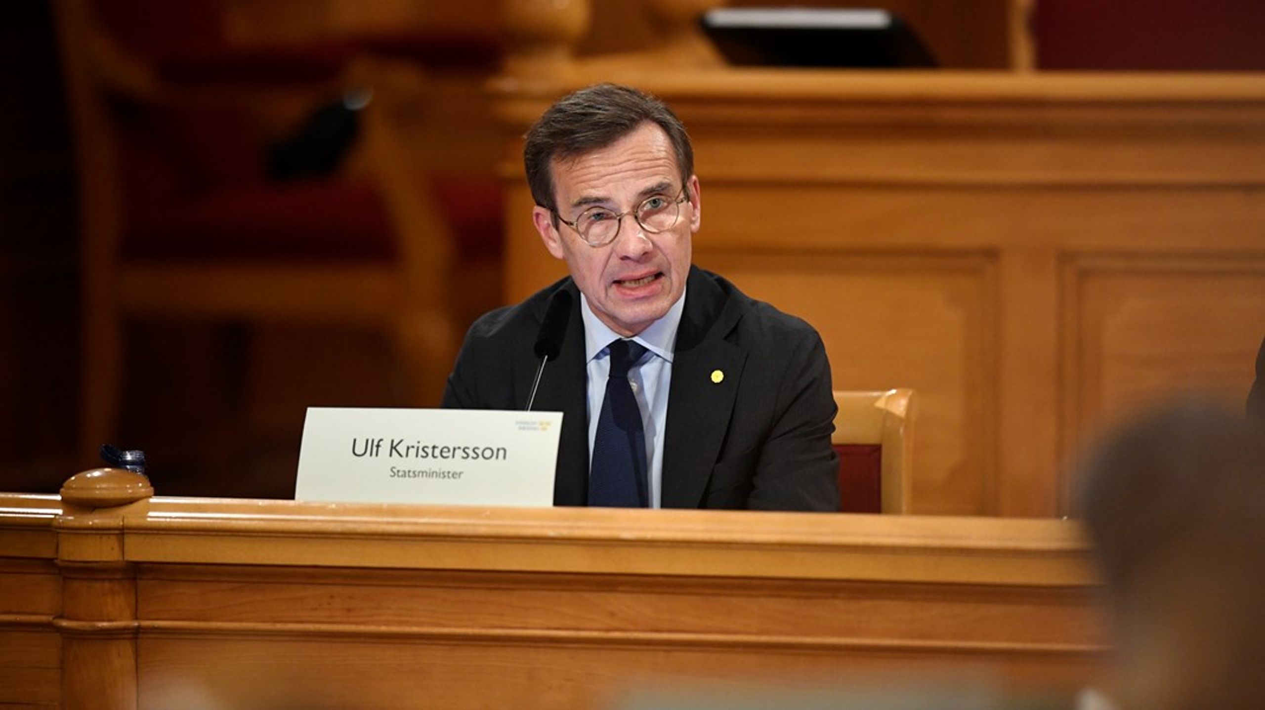 Ulf Kristersson (M) frågades ut av konstitutionsutskottet i april förra året. Nya utfrågningar kan vänta i vår.
