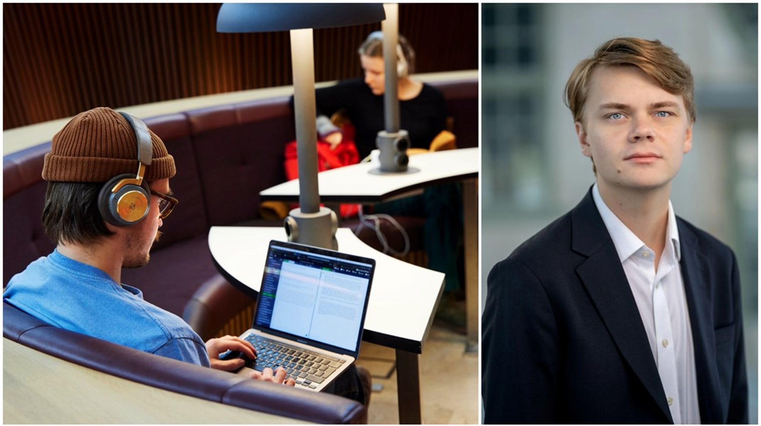 Studenter mår i snitt sämre än jämnåriga yrkesverksamma, skriver debattören.