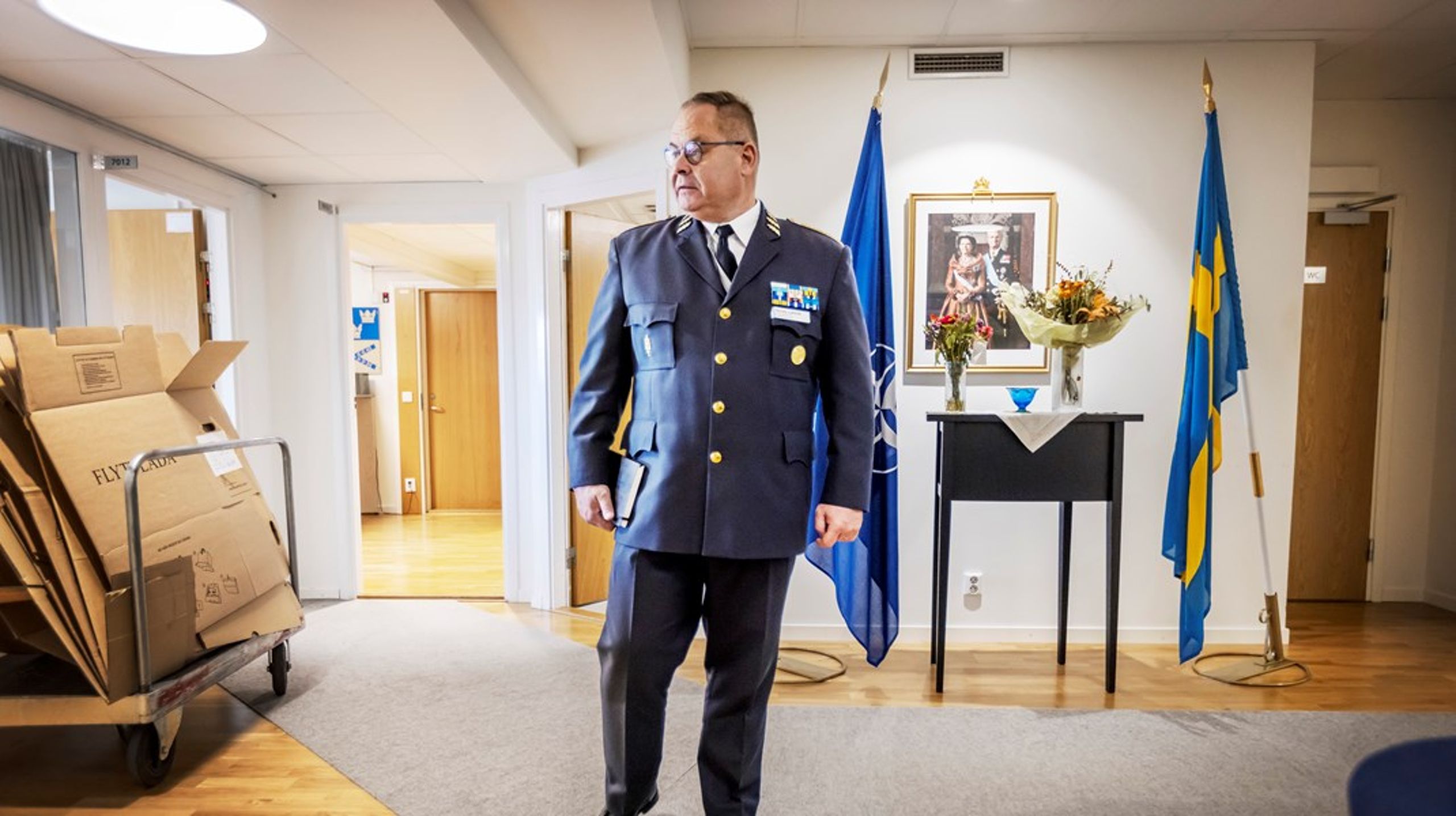 Första oktober 2024 flyttade ÖB Michael Claesson in i sitt nya kontor på Lidingövägen i Stockholm. Nu är det snart dags för nästa flytt.&nbsp;