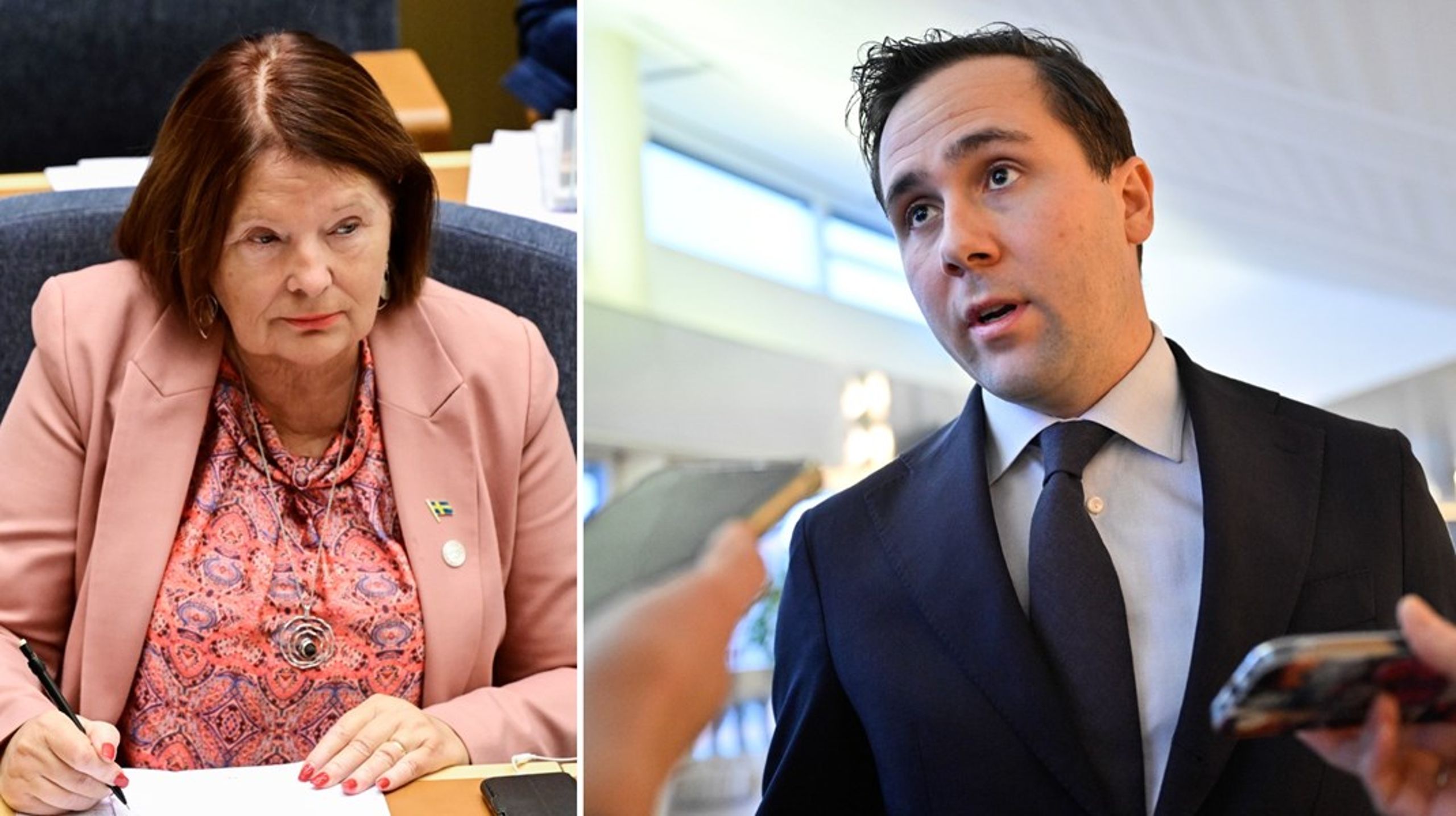 ”Det är ganska anmärkningsvärt att man avsätter en generaldirektör på det här viset”, säger Lotta Johnsson Fornarve (V).