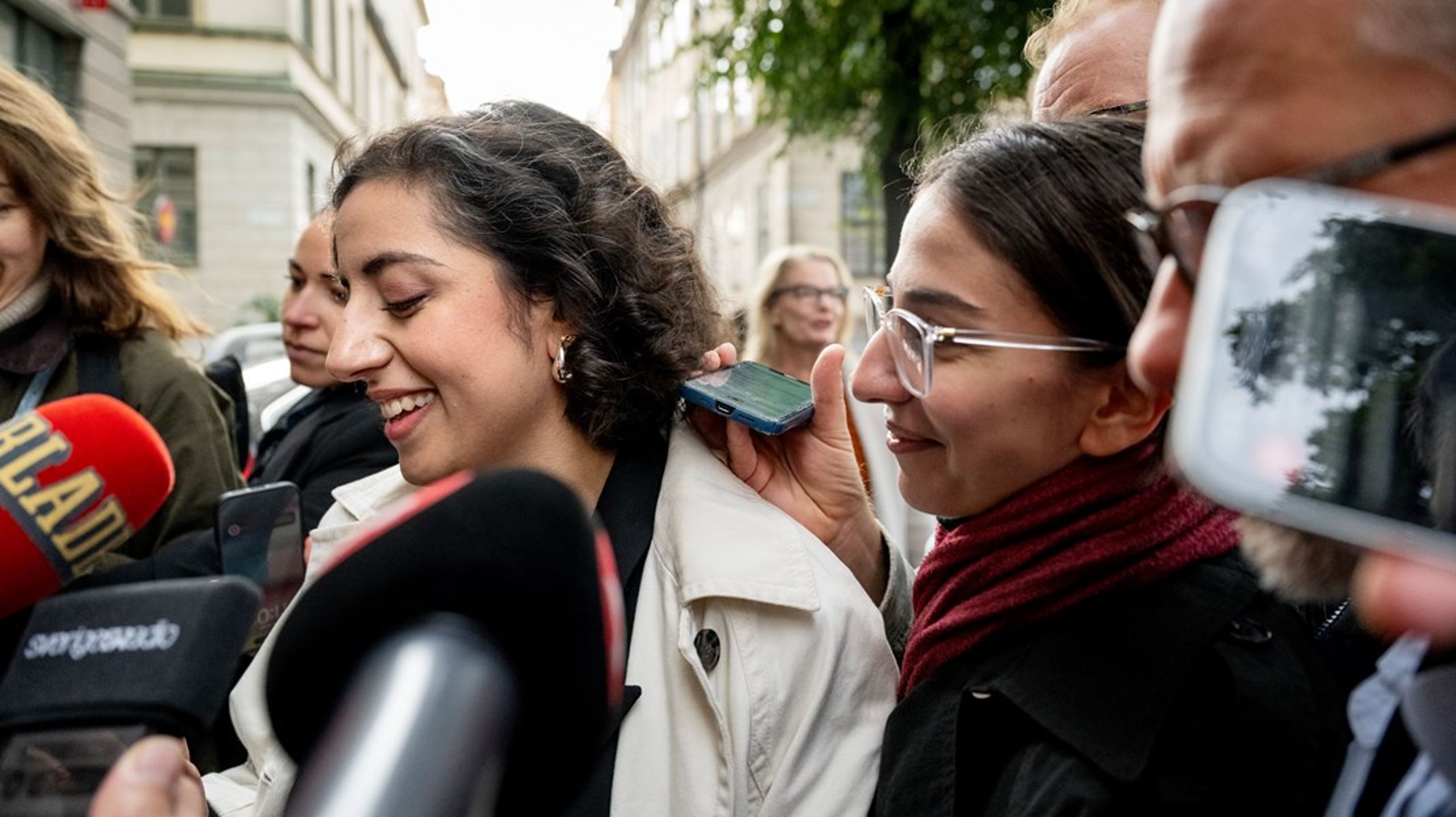 Liberalernas partiledare Simona Mohamsson (L) och klimat- och miljöminister Romina Pourmokhtari (L).