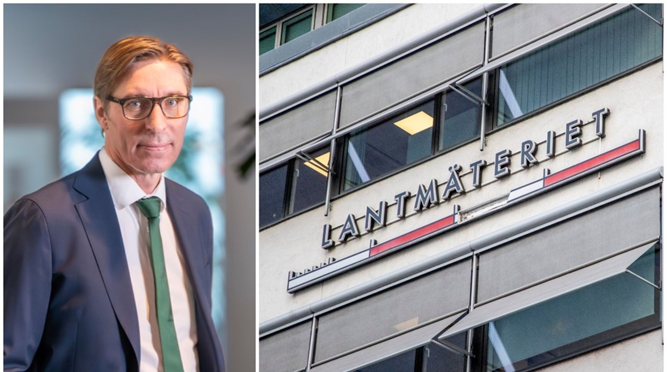 ”Vi kommer inte att ha några interna diskussioner om detta. Det den här utredningen har kommit fram till är det som gäller”, säger Lantmäteriets generaldirektör Fredrik Holmberg.&nbsp;