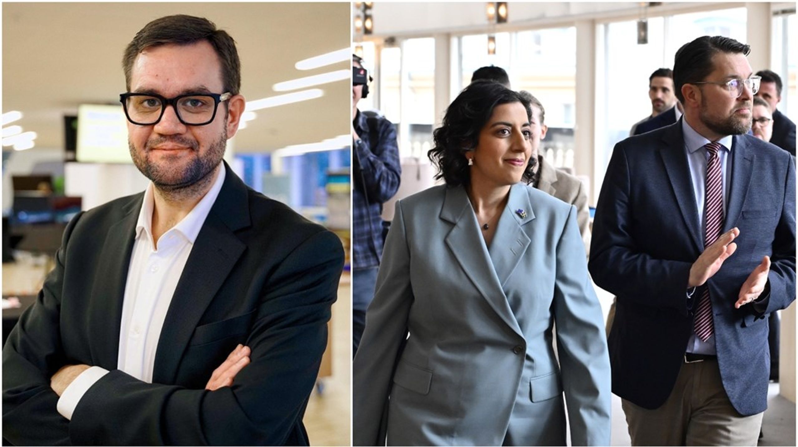 Christian Liljenhed har tidigare varit kritisk till samarbete med Sverigedemokraterna, men bytt fot i frågan.
