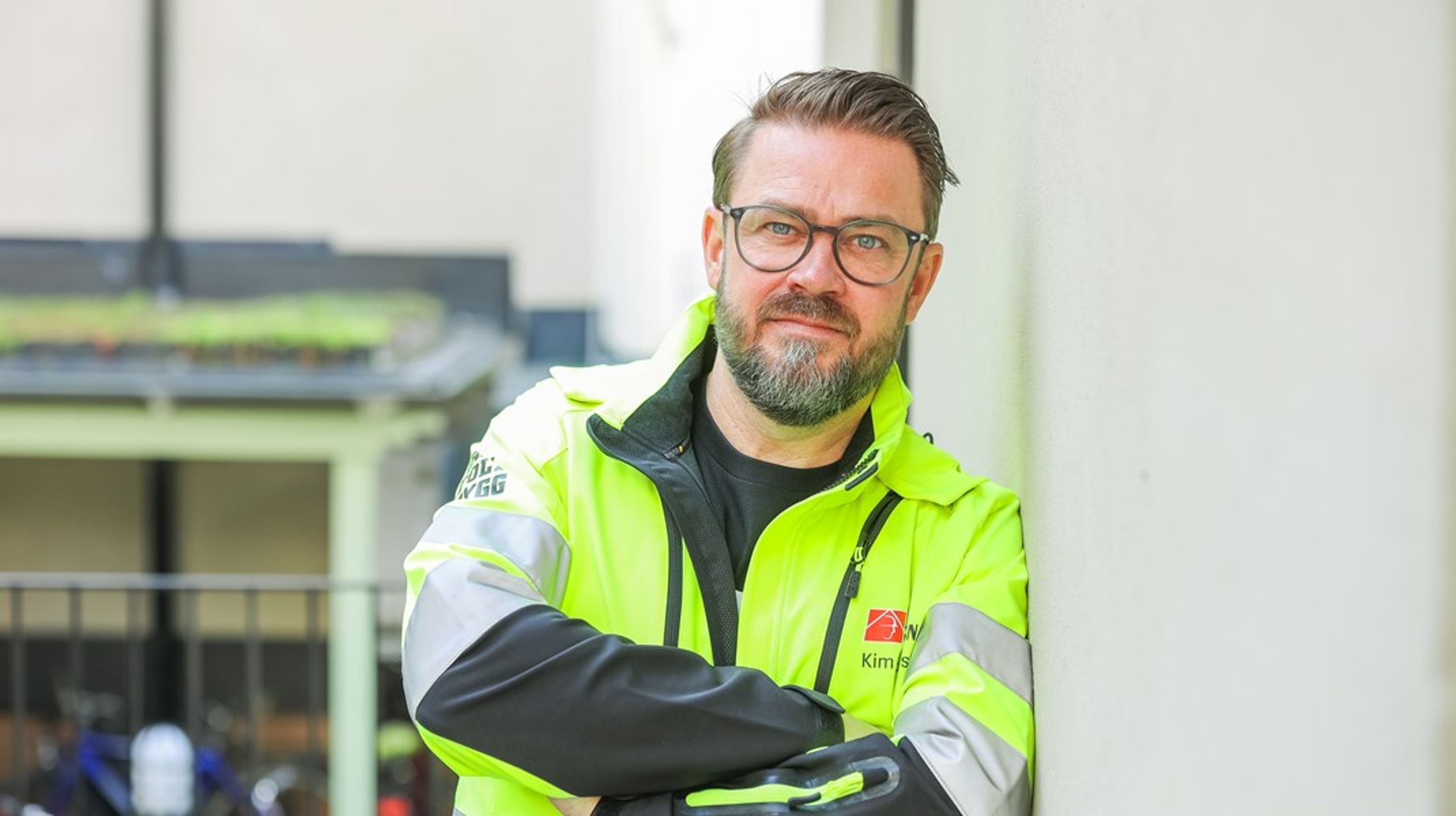 Byggnads ordförande Kim Söderström bekräftar den avsatte förbundstoppens bild.&nbsp;