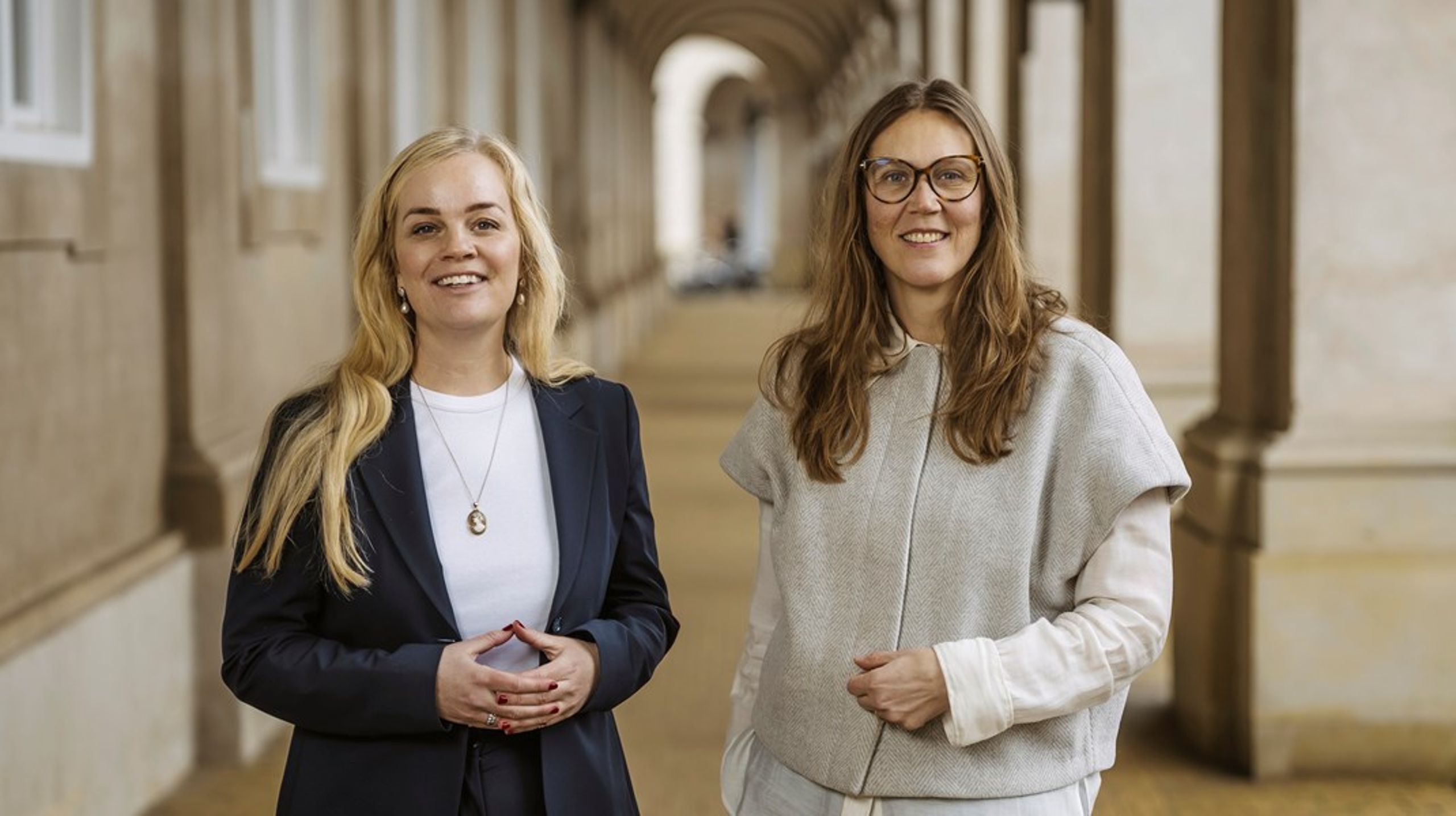 Anne Marie Kindberg, vd för Altinget och Mandag Morgen, samt Mette&nbsp;<span>&nbsp;<br></span>Hundebøl Nielsen, vd för JP/Politiken Business Media