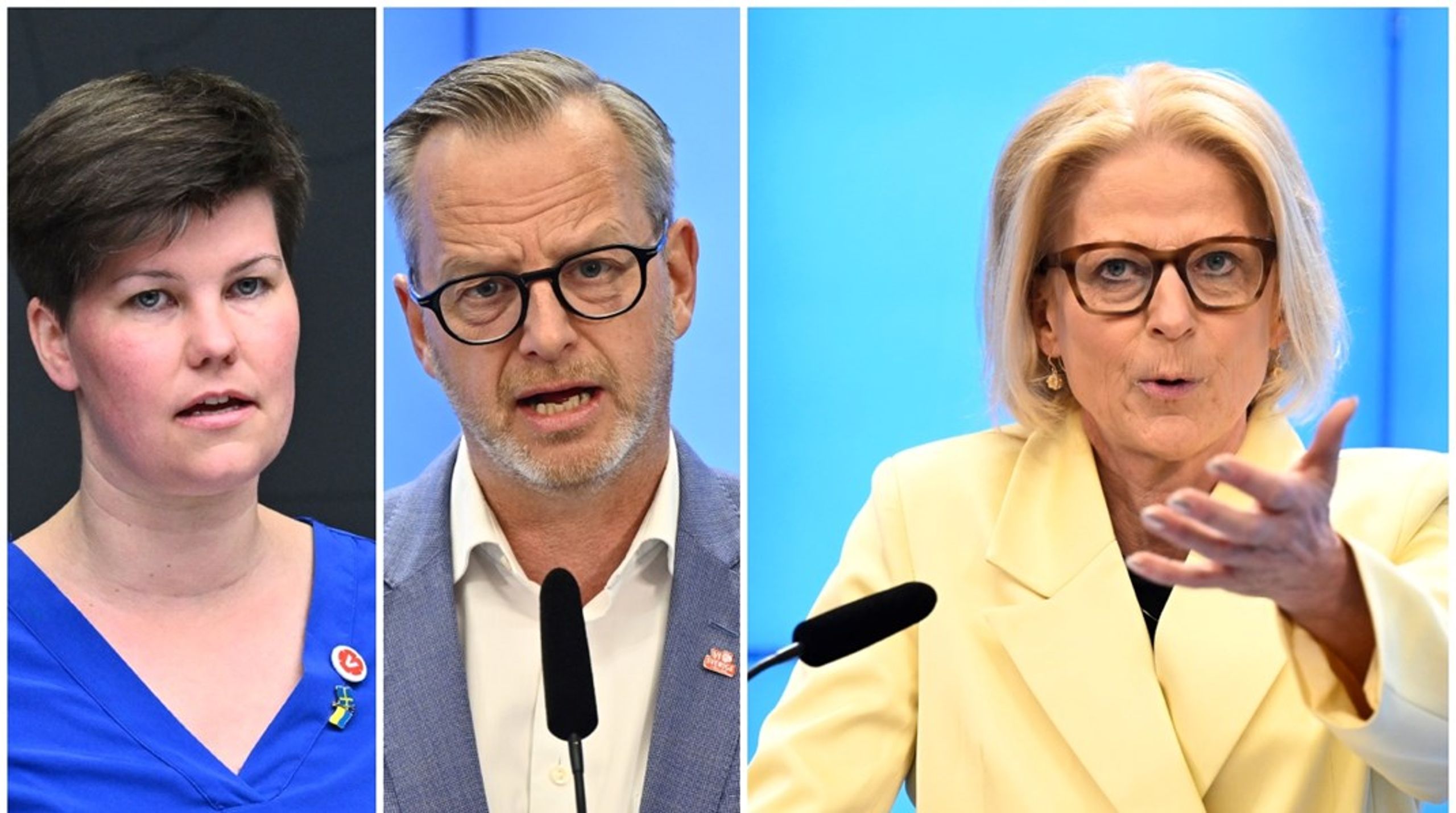 ”Det är alldeles självklart att man ska ha information, men alla kan inte få samma information”, säger Elisabeth Svantesson (M) angående oppositionens kritik.&nbsp;