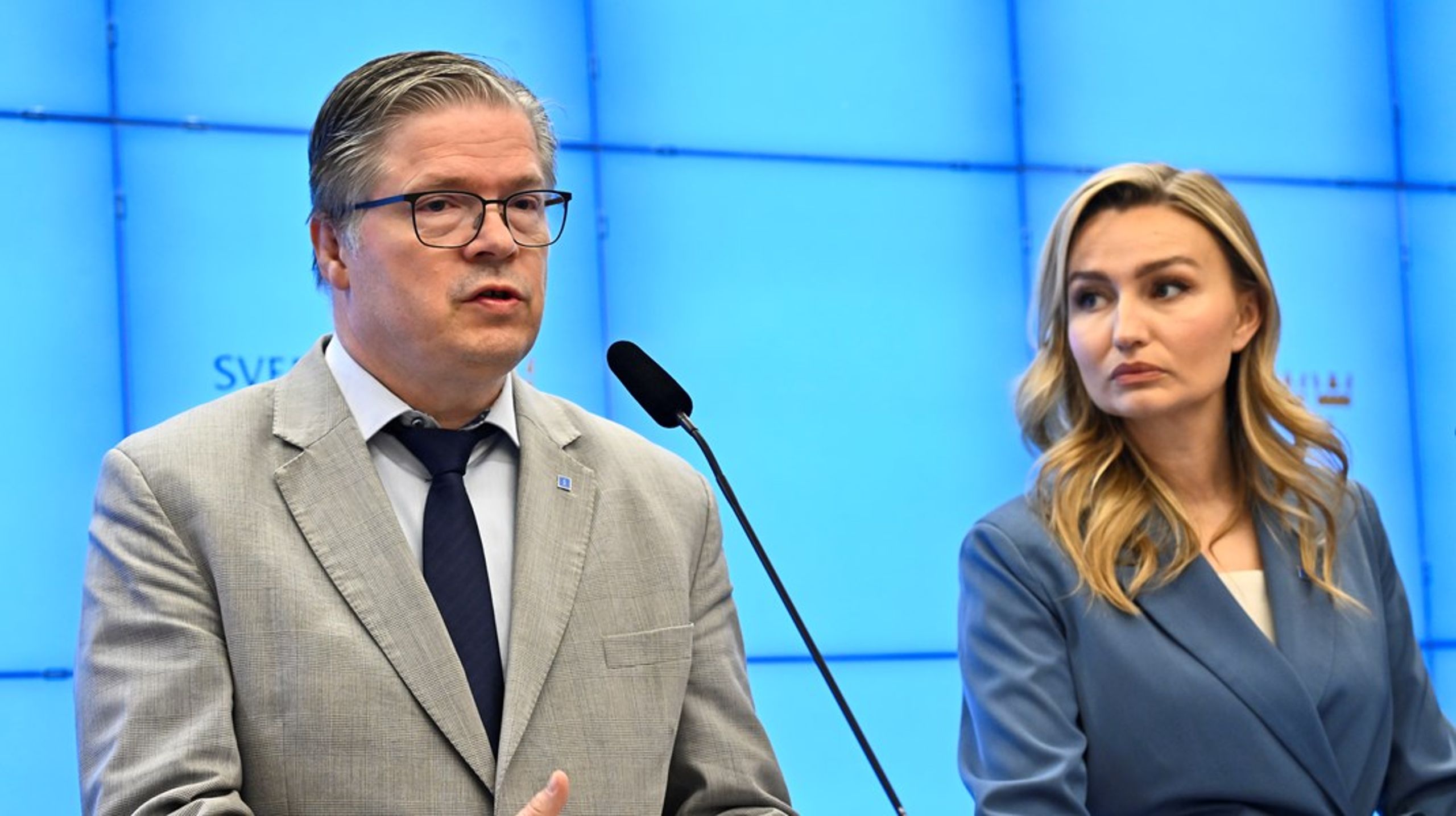 Larry Söder (KD) och Ebba Busch (KD) presenterade åter igen förslaget om&nbsp;slopad reavinstskatt under onsdagen.&nbsp;