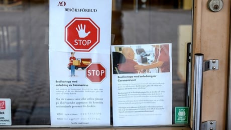 Överblick: Smitta i äldreomsorg, visir i förskolor och vindkraftverk kollapsade