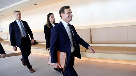 Kristersson presenterar ministrar – lyssna till regeringsförklaringen här