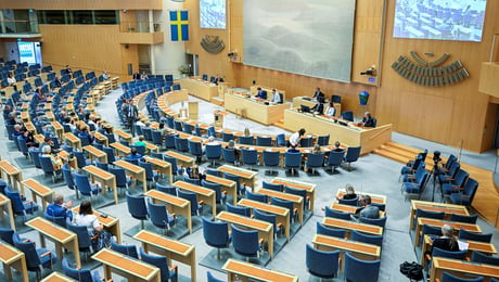 Grafik: Så ser den nya riksdagen ut