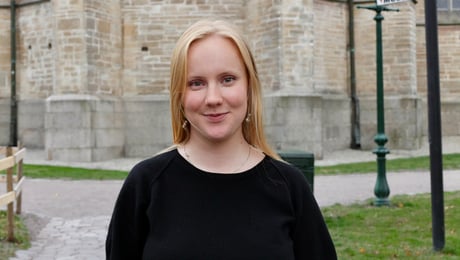 Hon tar över ordförandeposten i Centerstudenter