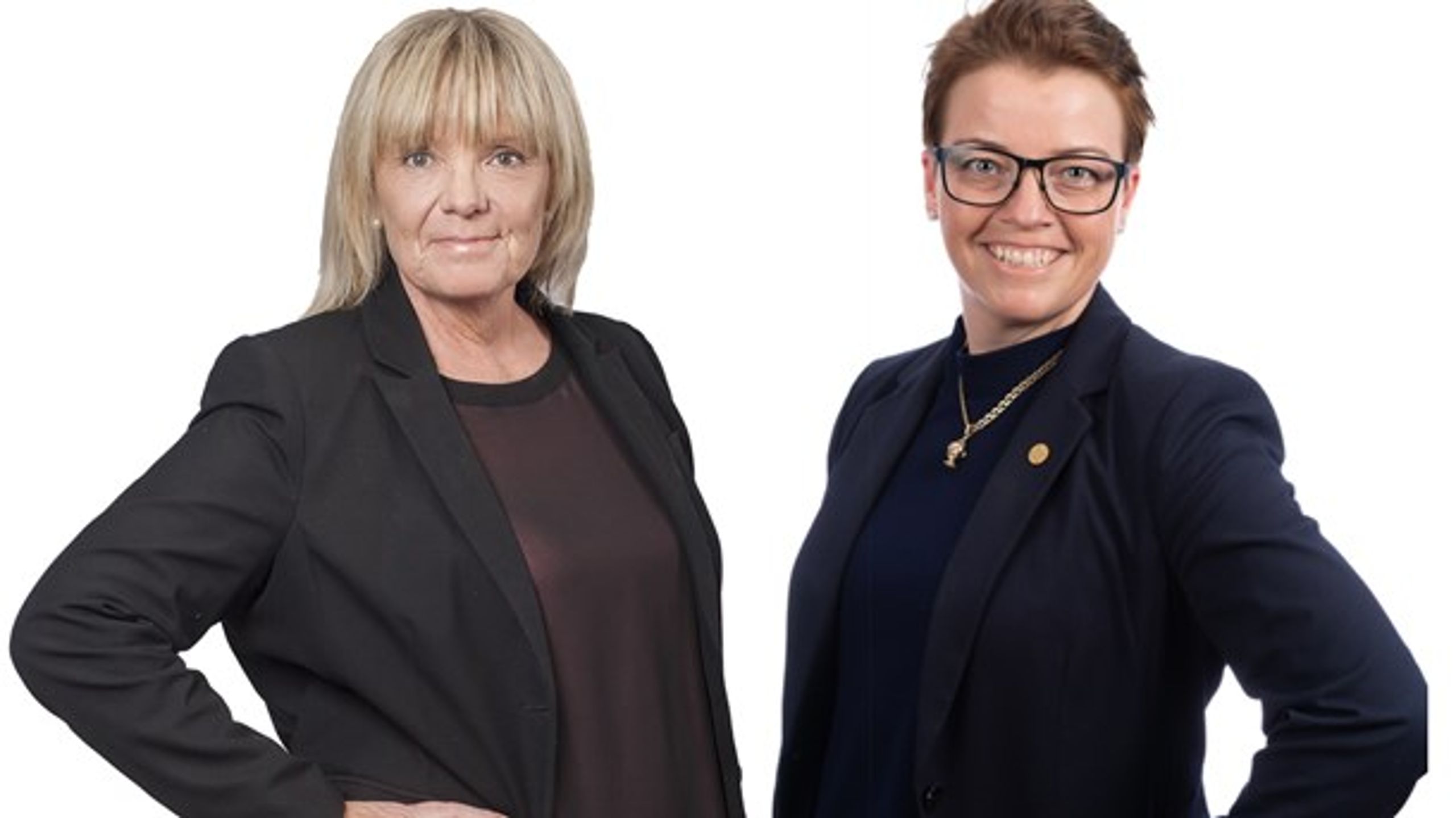Martina Mossberg (M),&nbsp;oppositionsråd Haninge och Alexandra Anstrell (M), riksdagskandidat<br>
